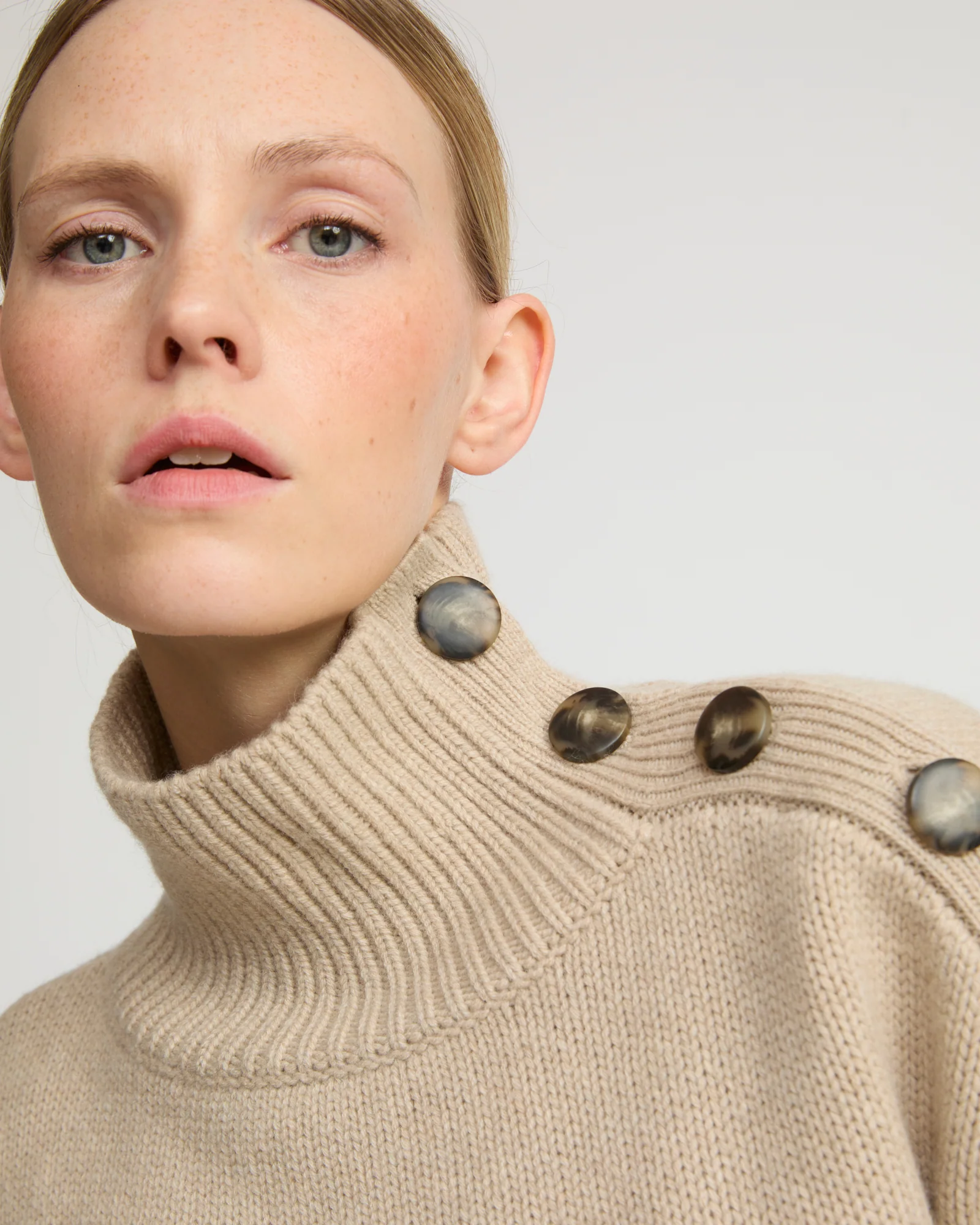 Pull oversize court en maille - Image 2