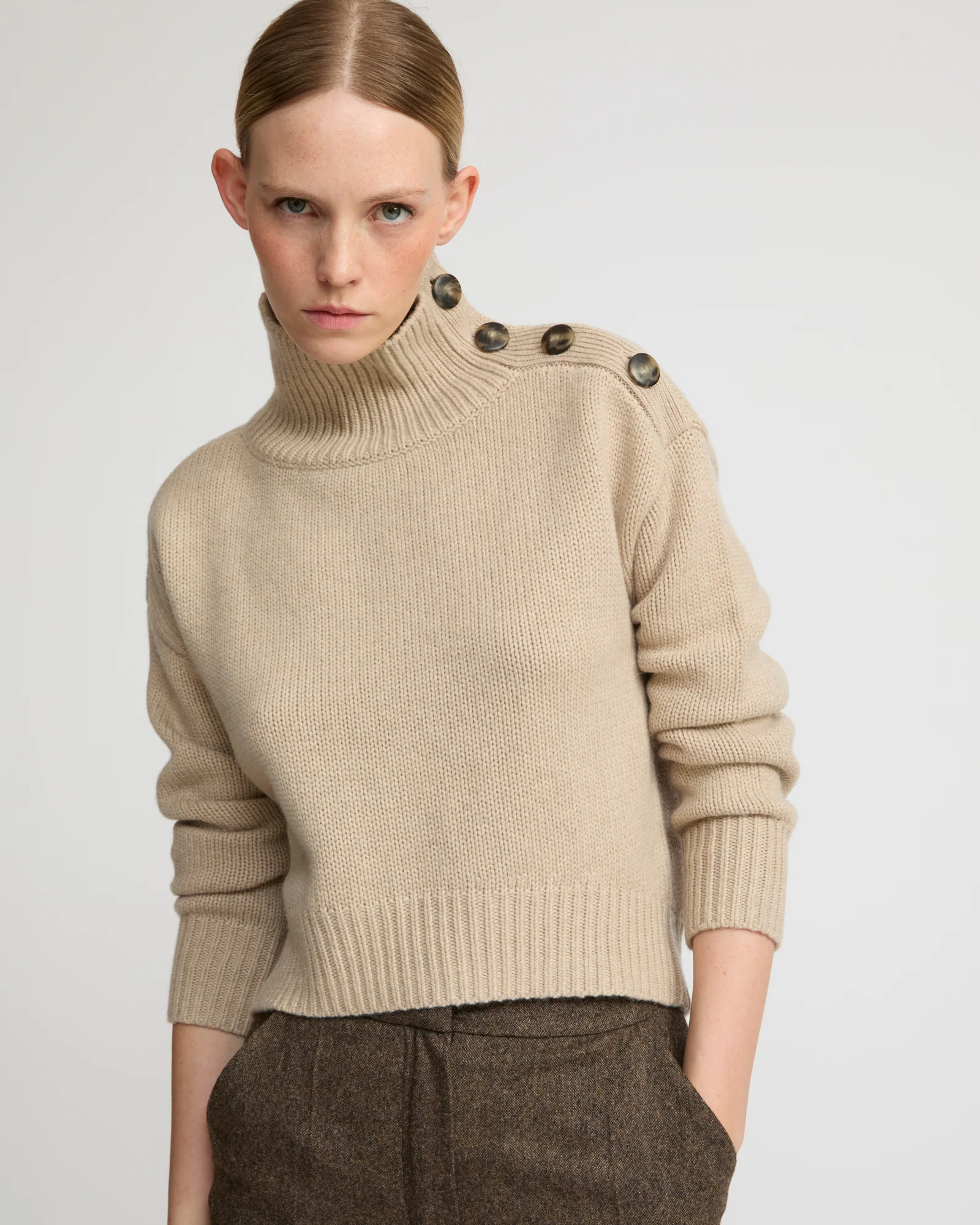 Pull oversize court en maille - Image 4