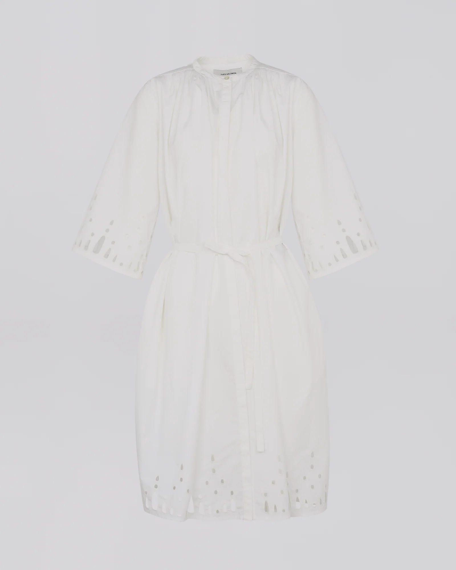 Robe en popeline de coton avec broderie anglaise - Image 5