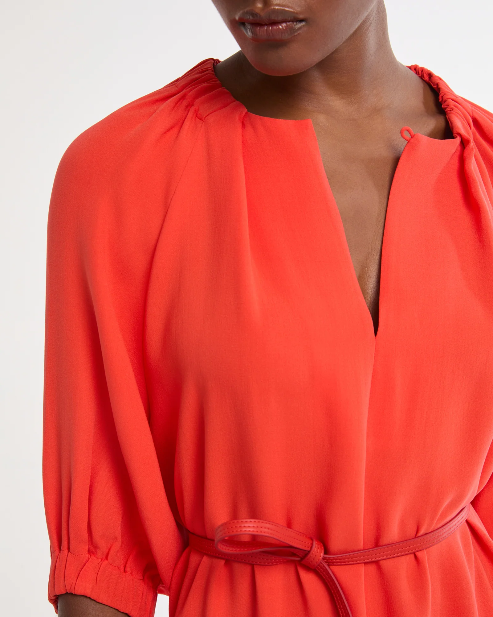 Robe fluide en crêpe de soie - Image 3