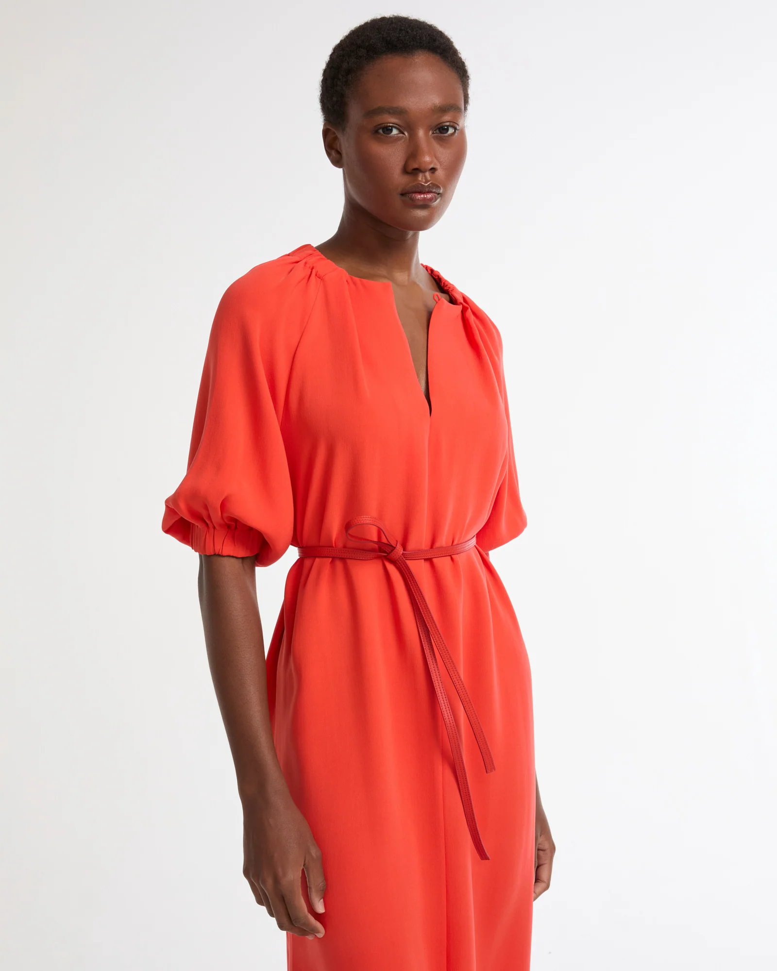 Robe fluide en crêpe de soie - Image 4