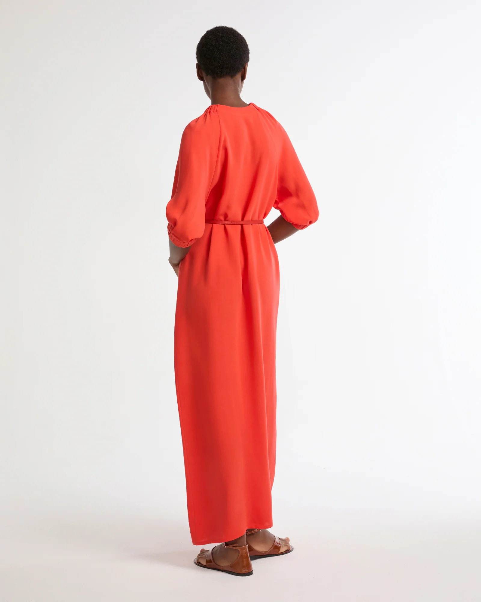 Robe fluide en crêpe de soie - Image 5