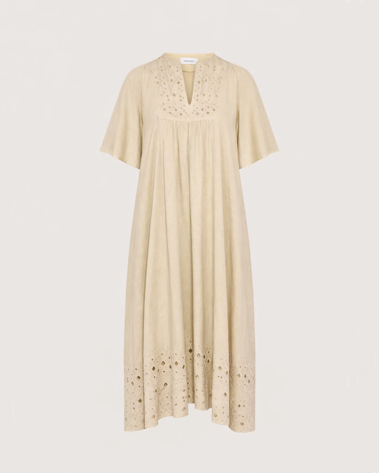 Robe fluide en lin brodé - Image 6