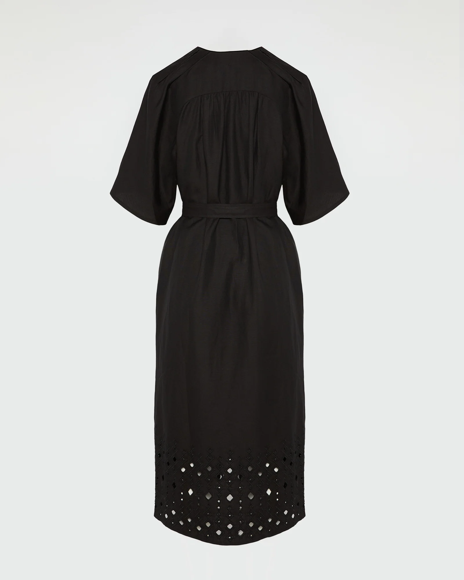 Robe fluide en lin brodé - Image 6