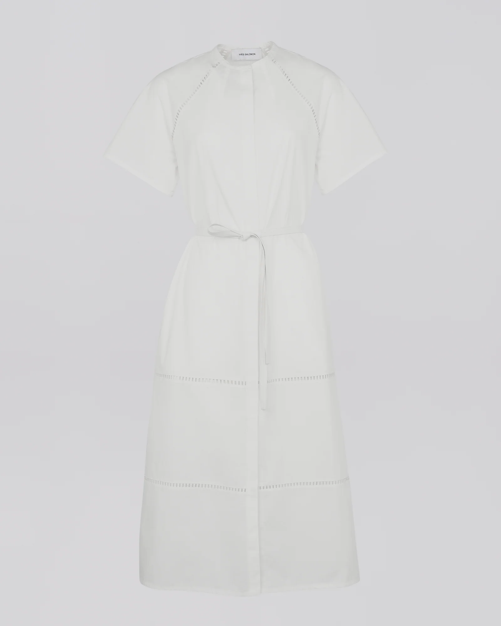 Robe midi en popeline jour échelle - Image 4