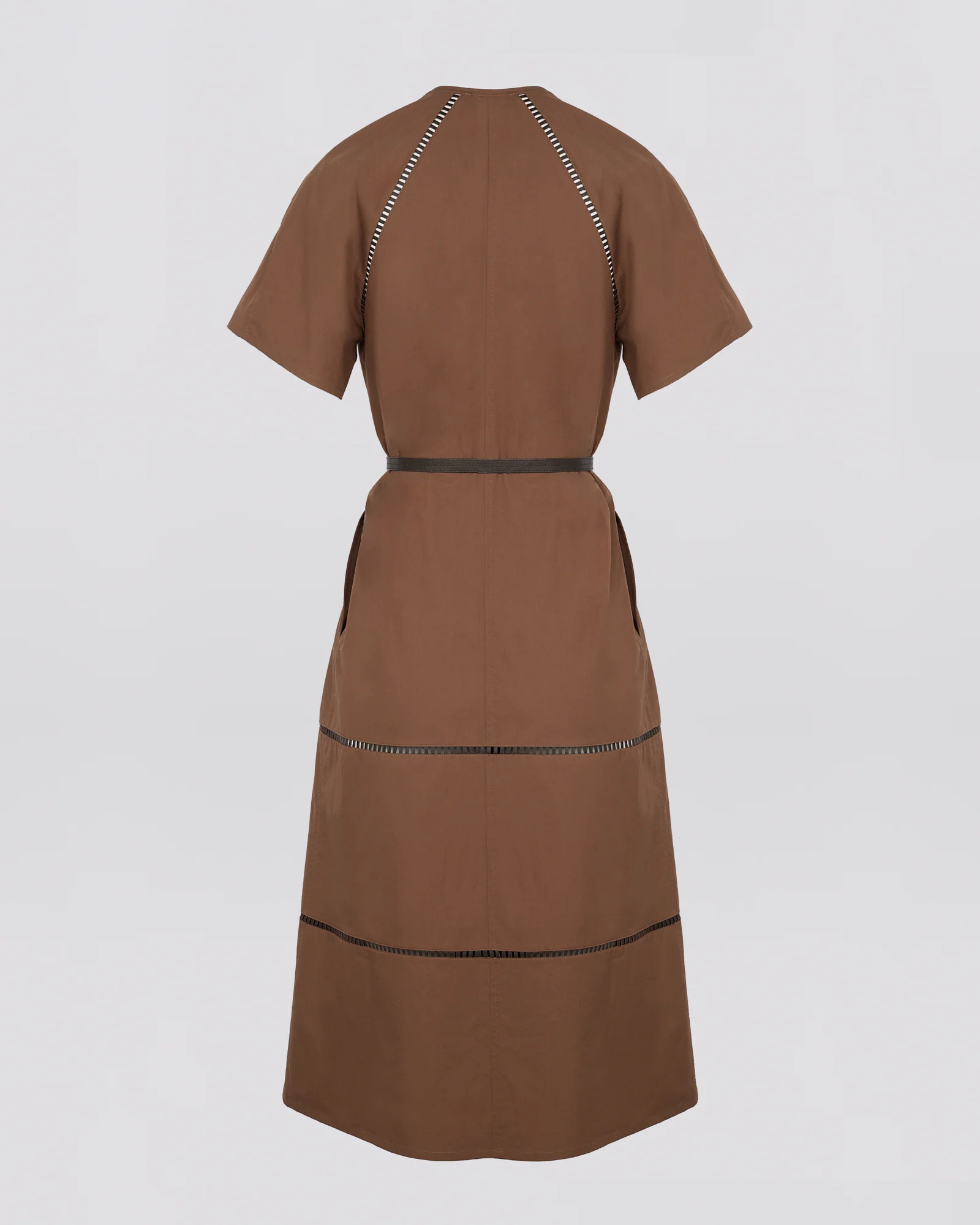 Robe midi en popeline jour échelle - Image 6