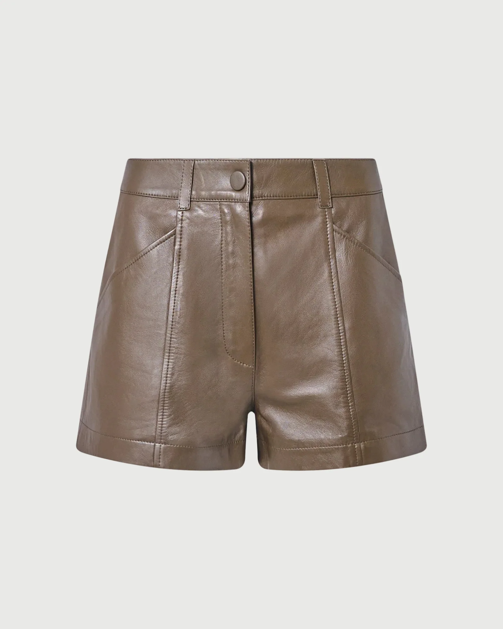 Short en cuir d'agneau - Image 4