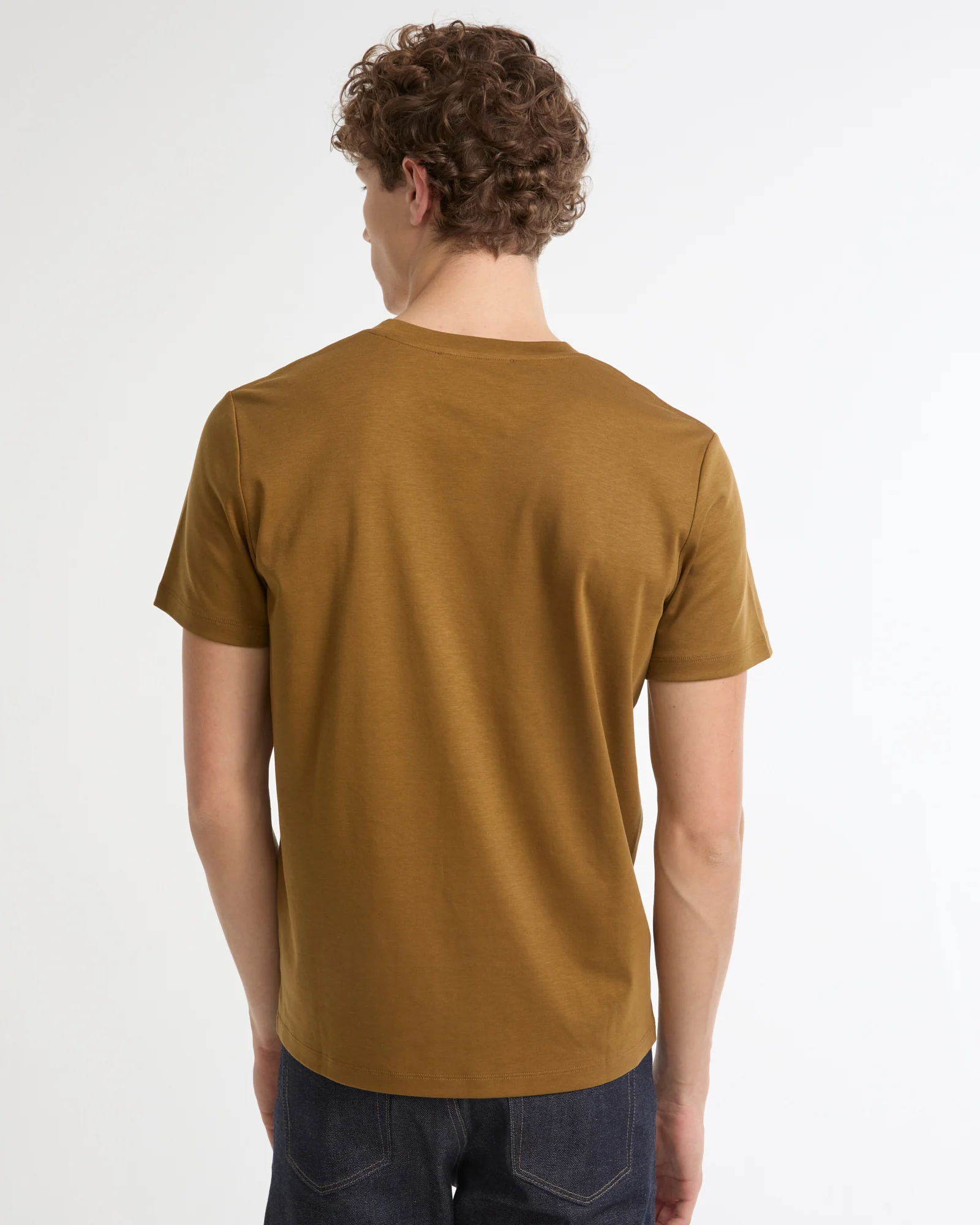 T-shirt en interlock coton et soie - Image 3