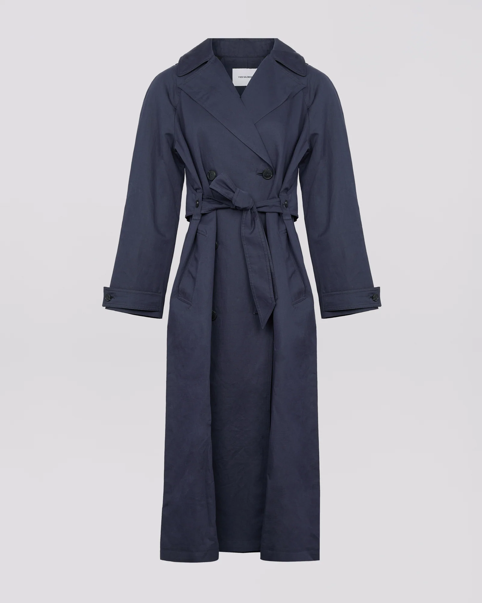 Trench coat en tissu coton lin - Image 6