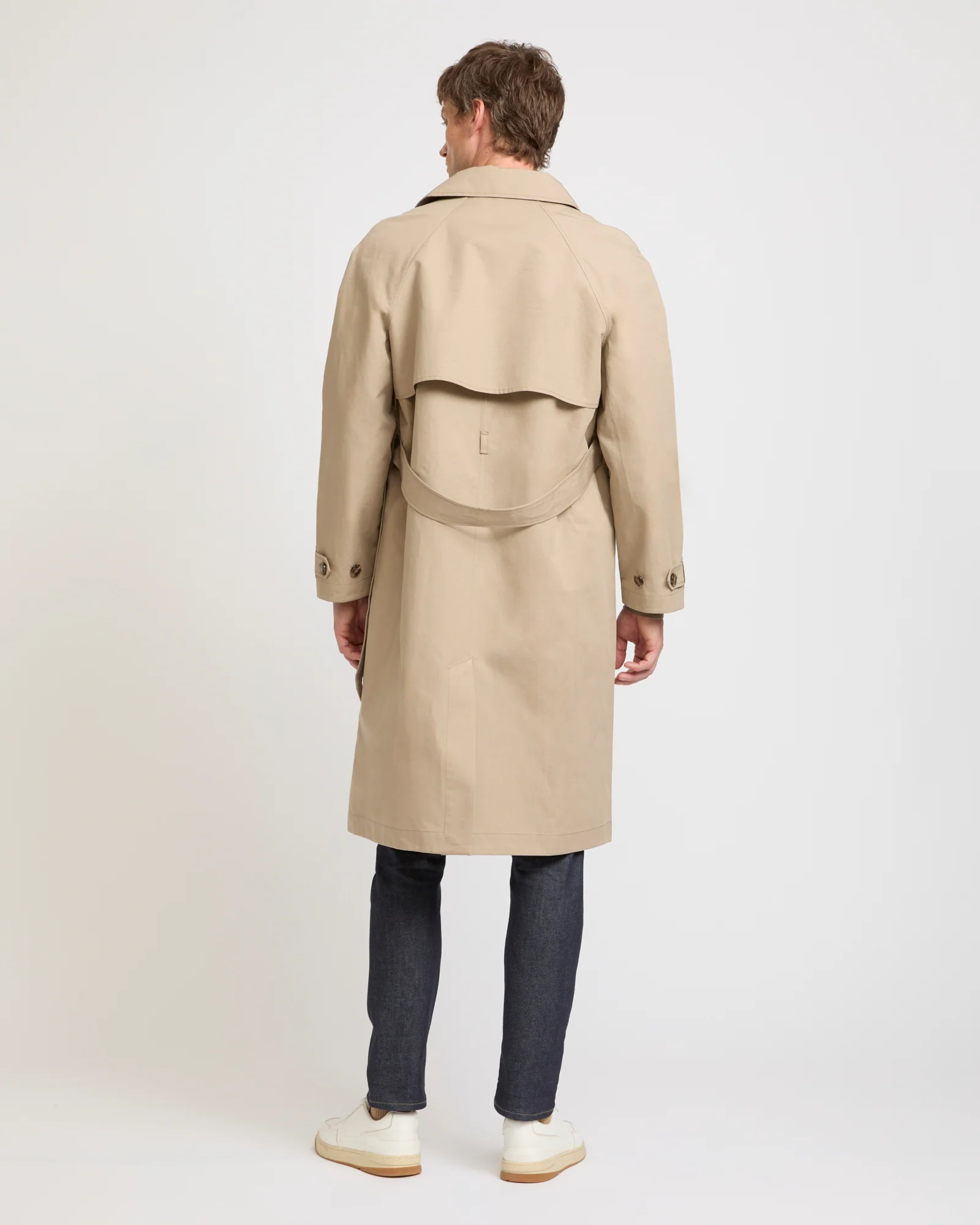Trench en coton double face bicolore - Image 3