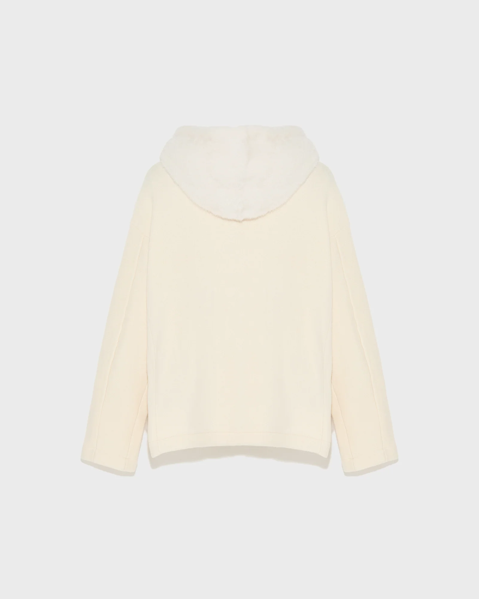 Veste à capuche en maille et fourrure de vison - Image 6