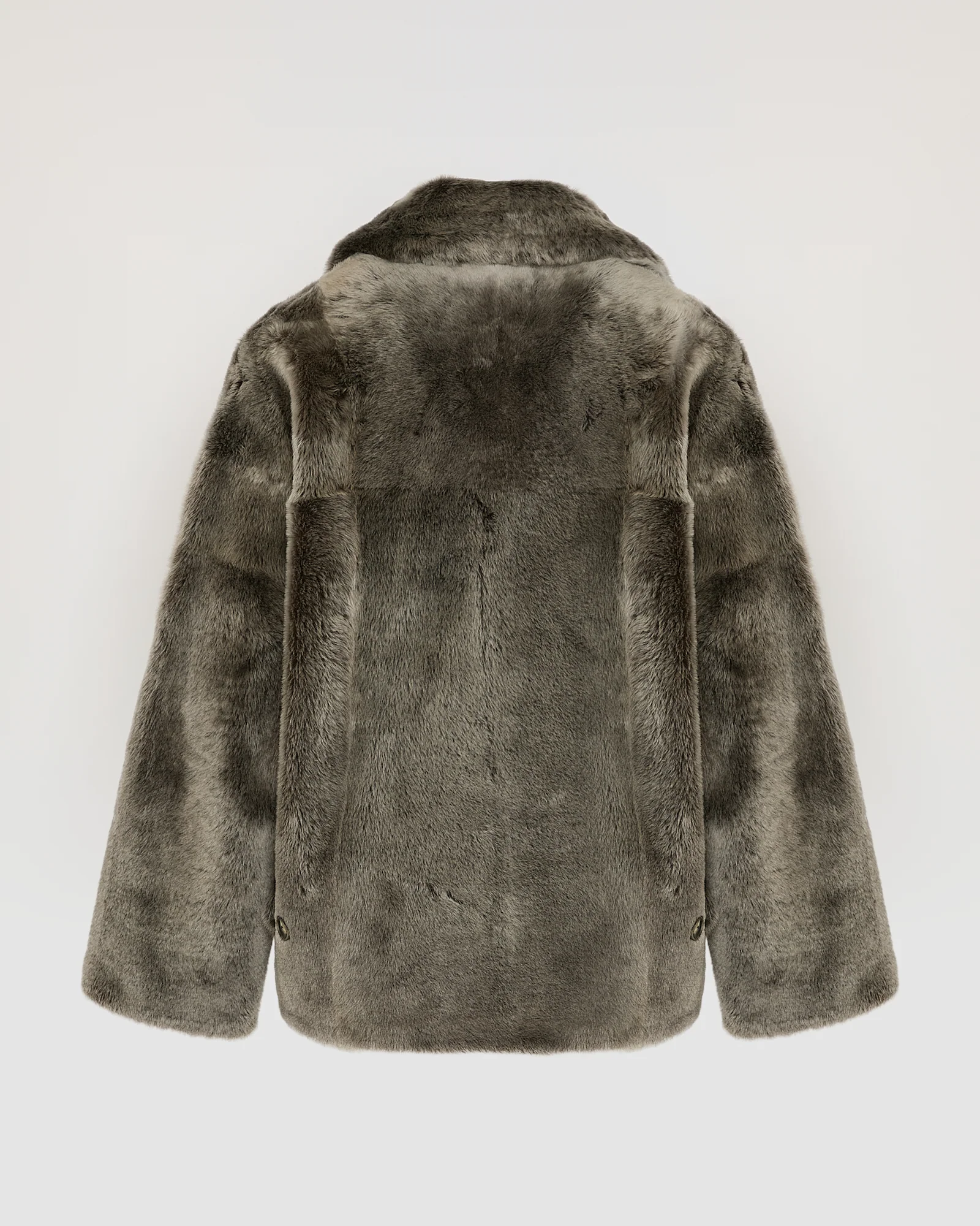 Veste caban en peau lainée - Image 6
