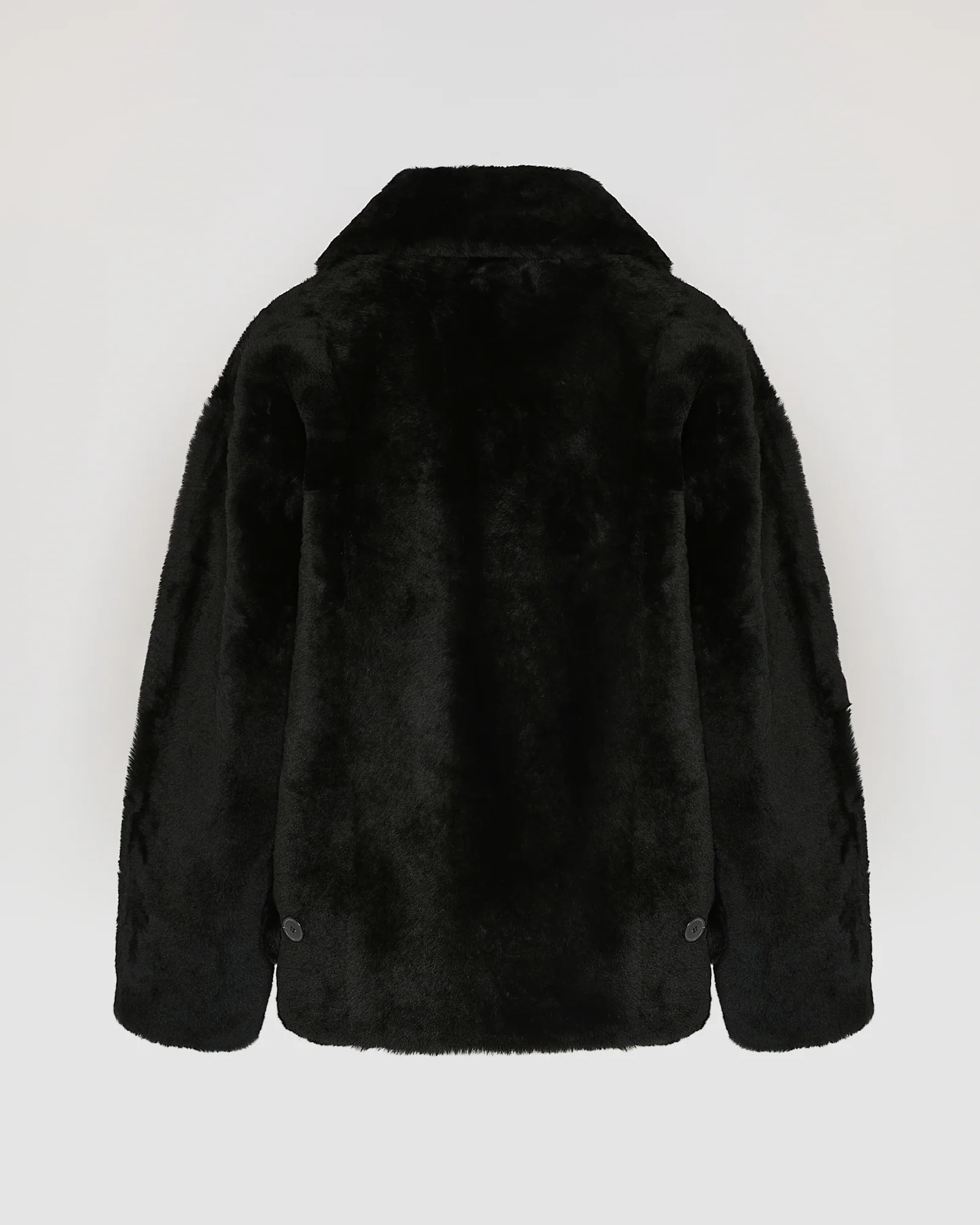 Veste caban en peau lainée - Image 7