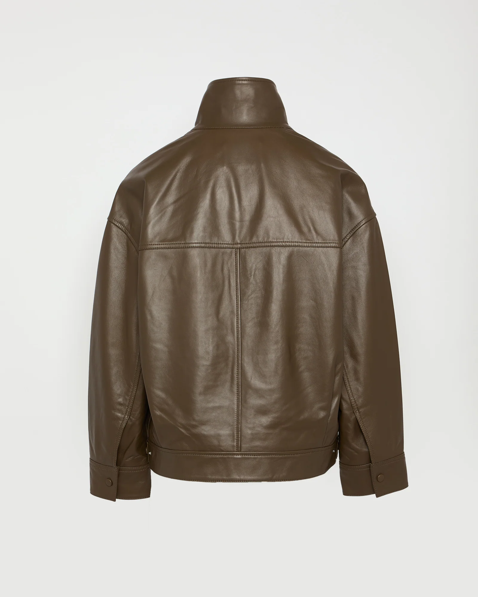 Veste courte en cuir d'agneau - Image 5