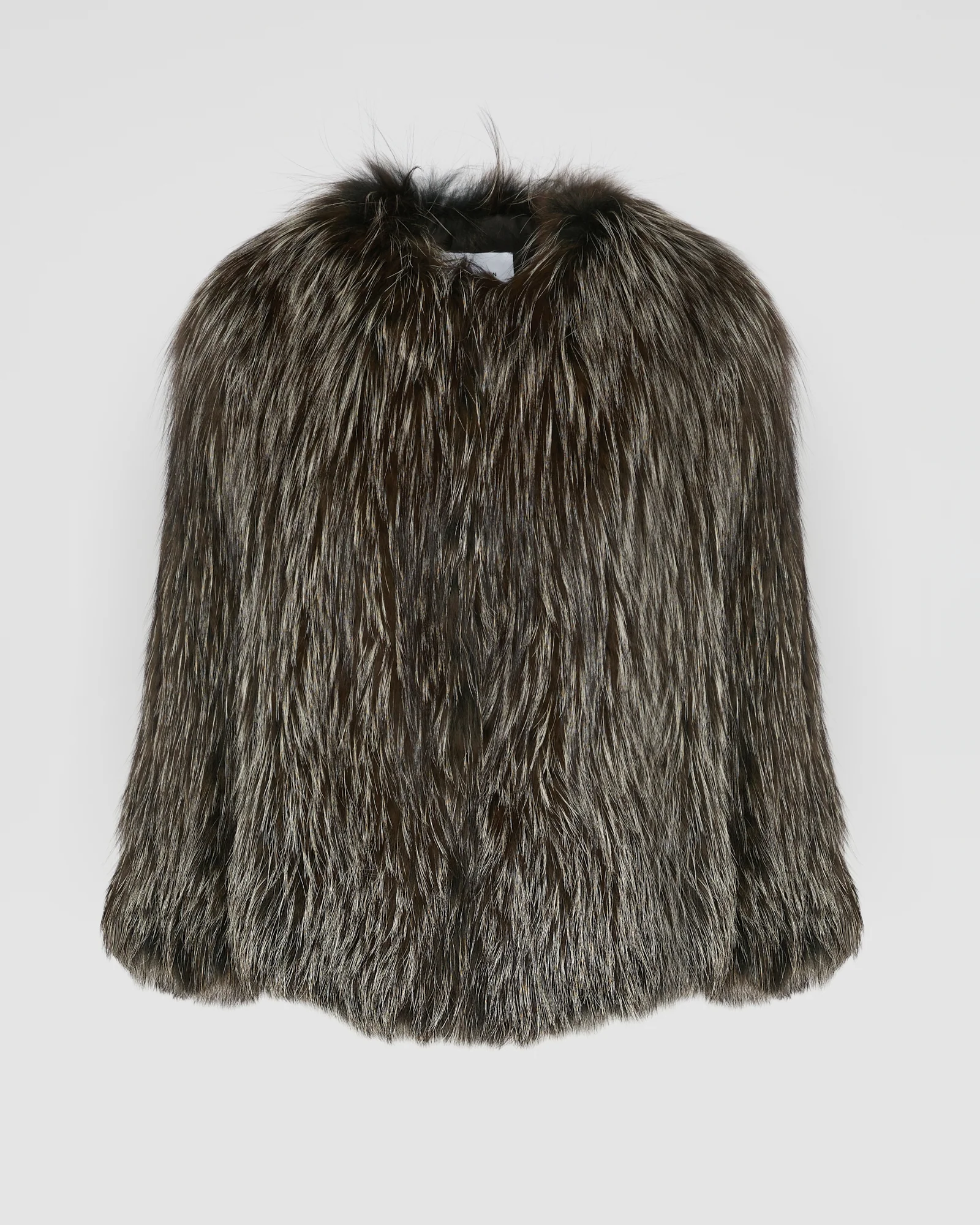 Veste courte en fourrure de renard tricoté - Image 6