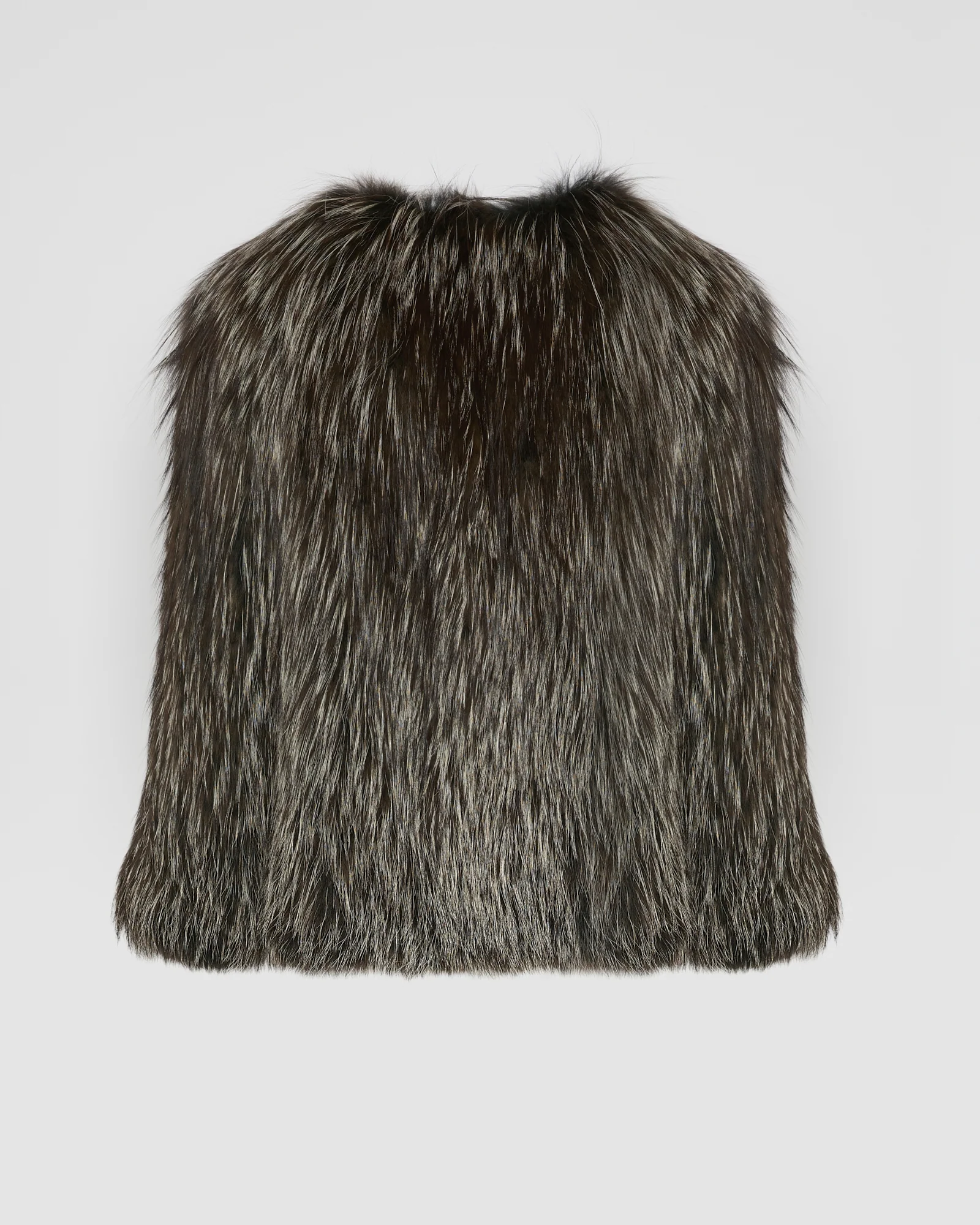 Veste courte en fourrure de renard tricoté - Image 7