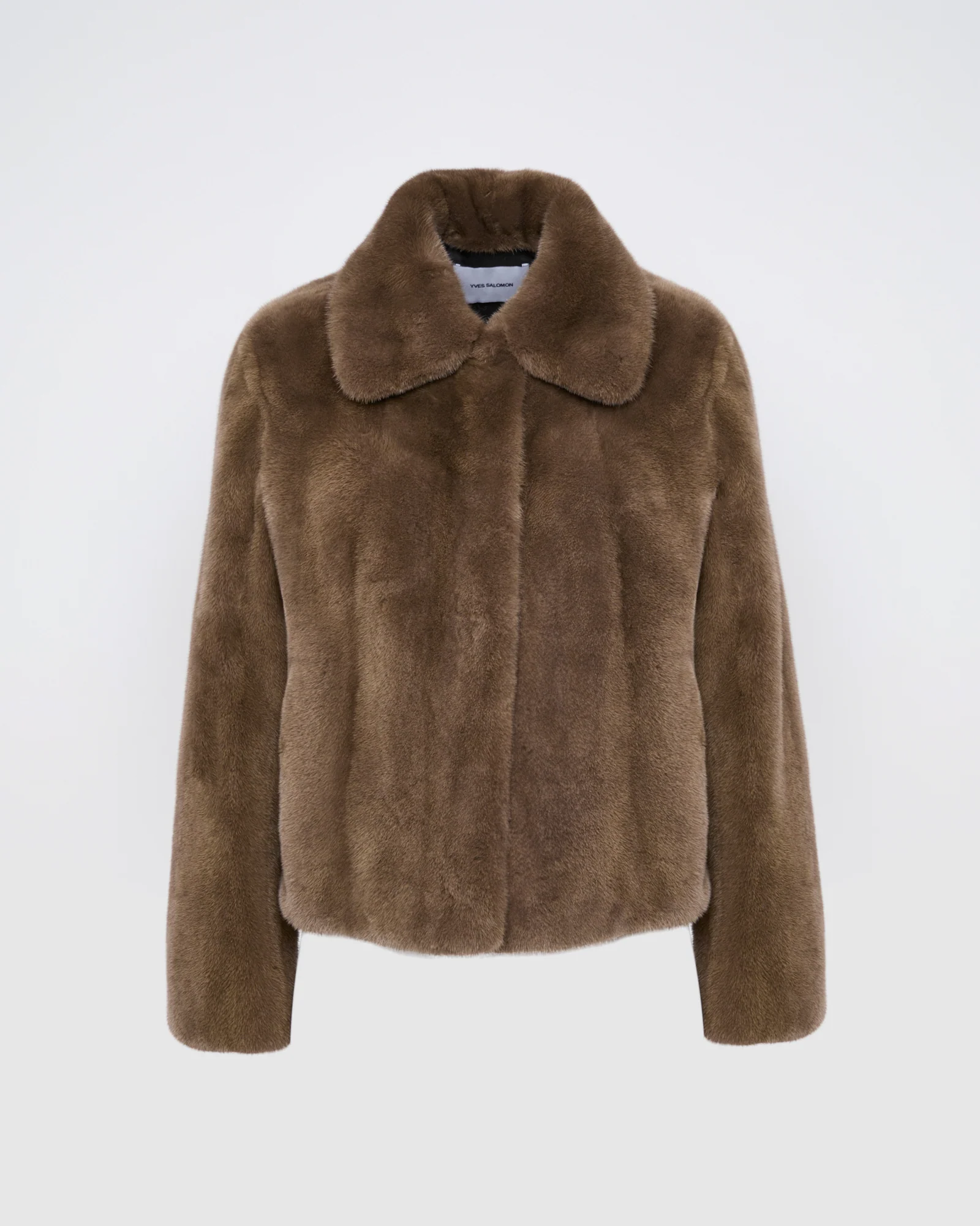 Veste courte en fourrure de vison à poils longs - Image 6