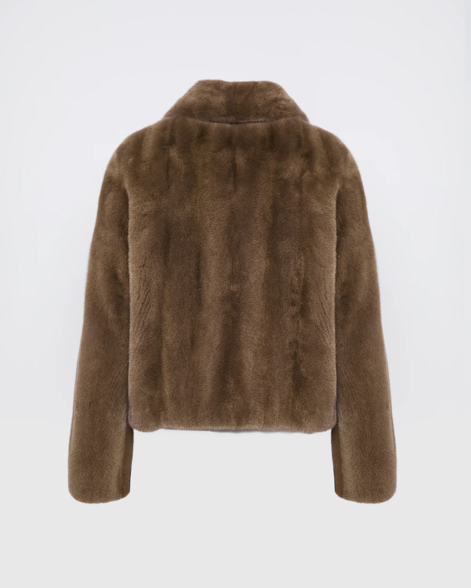 Veste courte en fourrure de vison à poils longs - Image 7