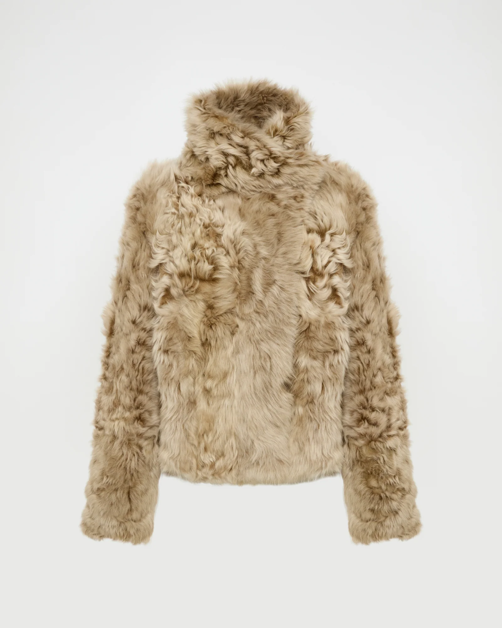 Veste courte en peau lainée d'agneau de Toscane - Image 5