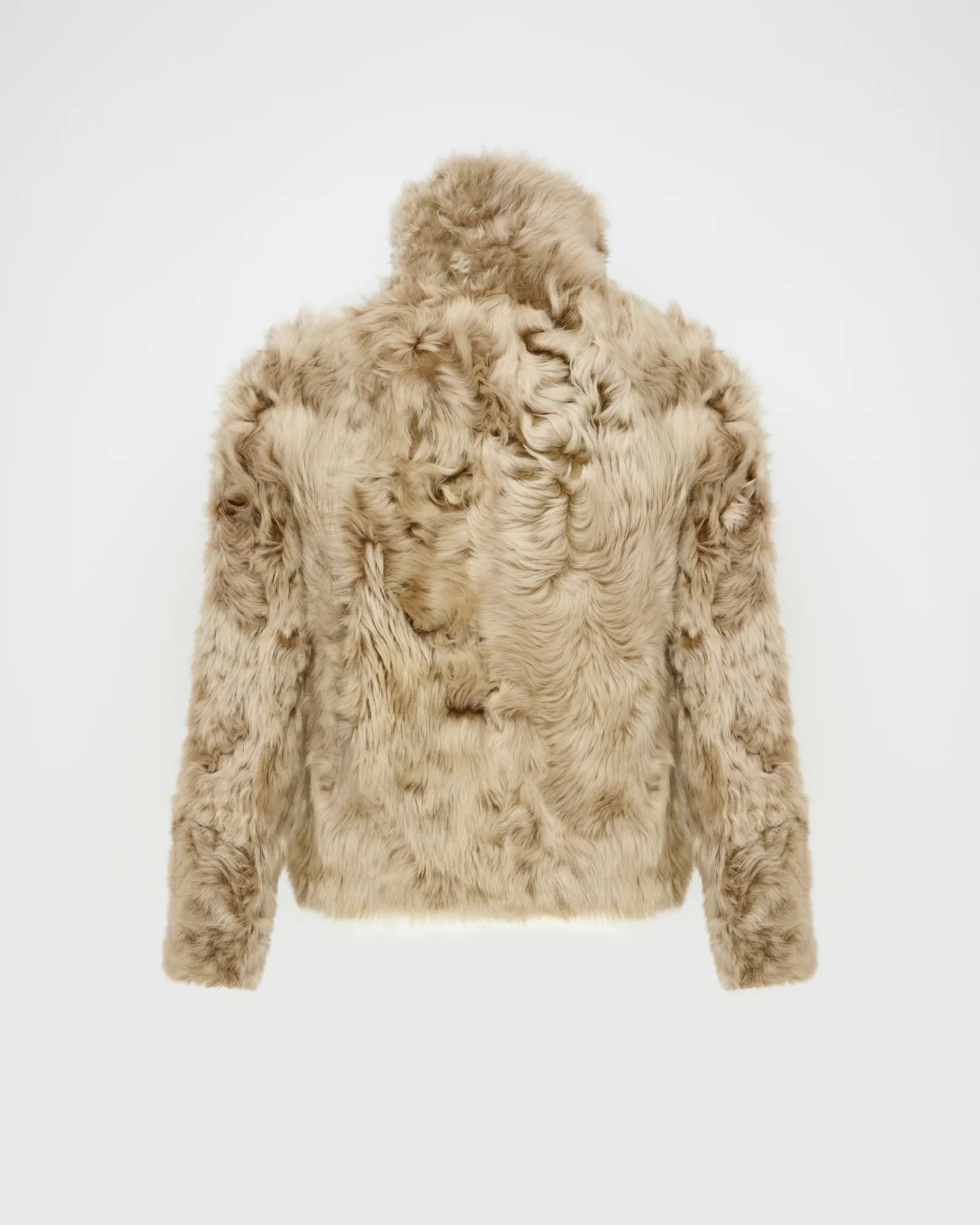 Veste courte en peau lainée d'agneau de Toscane - Image 6