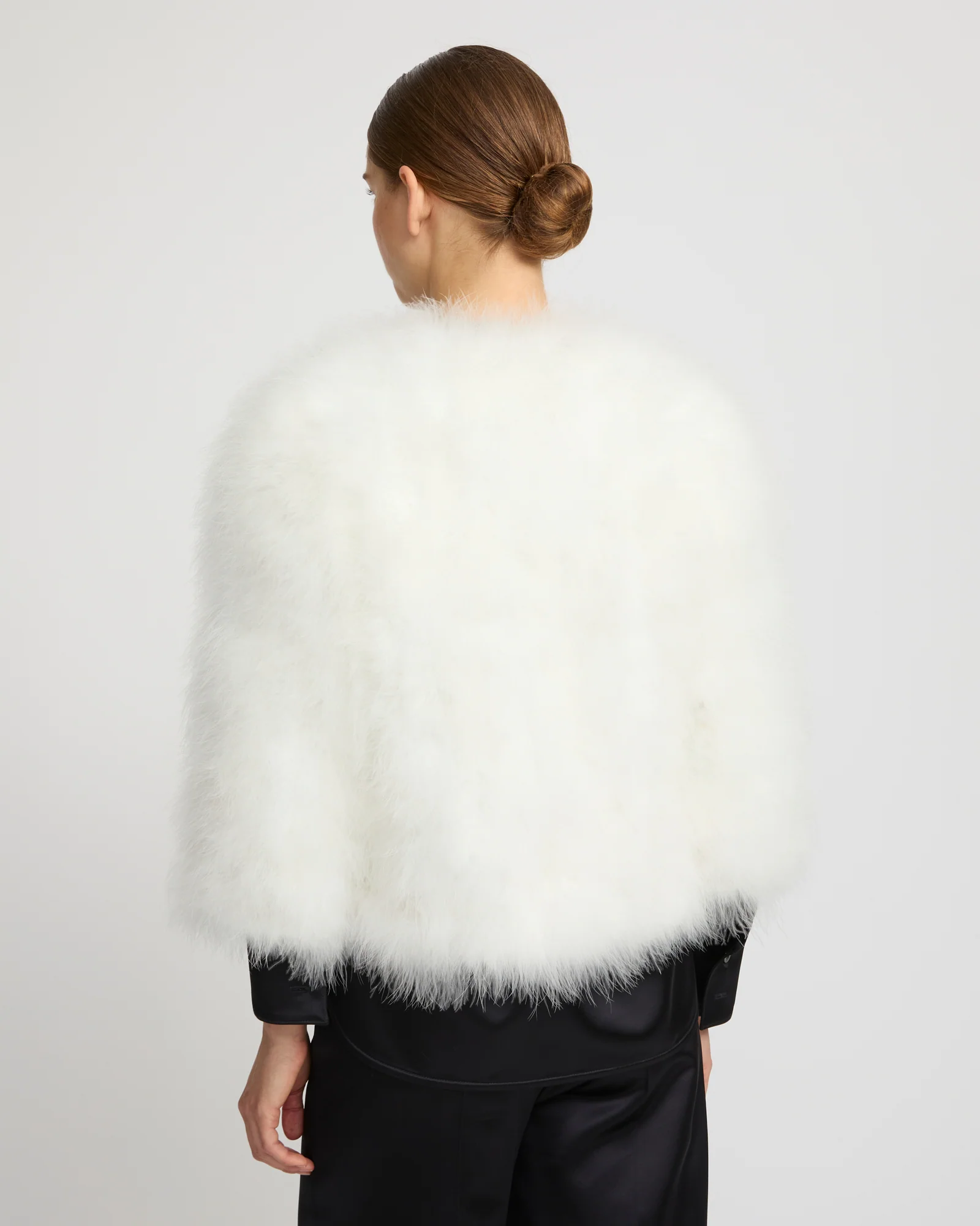 Veste courte en plumes - Image 3