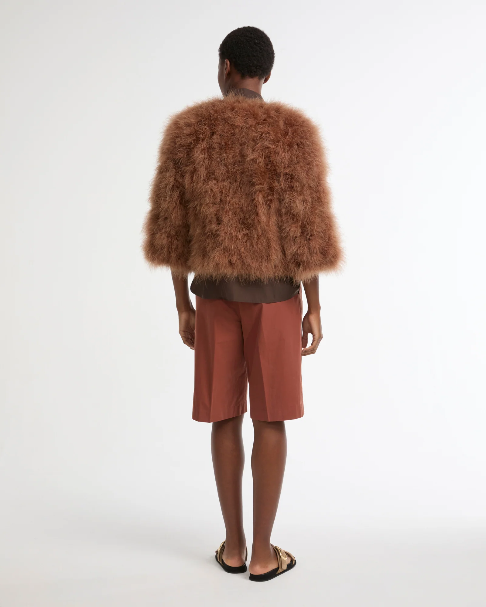 Veste courte en plumes - Image 5