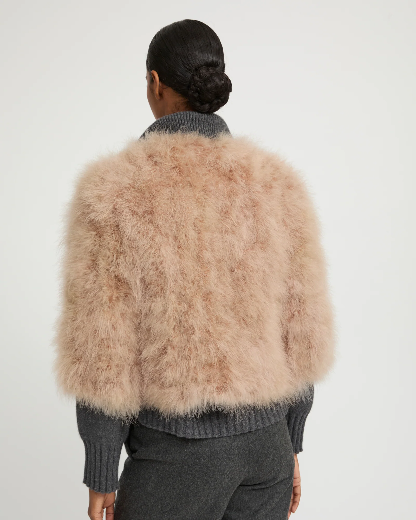 Veste courte en plumes - Image 5