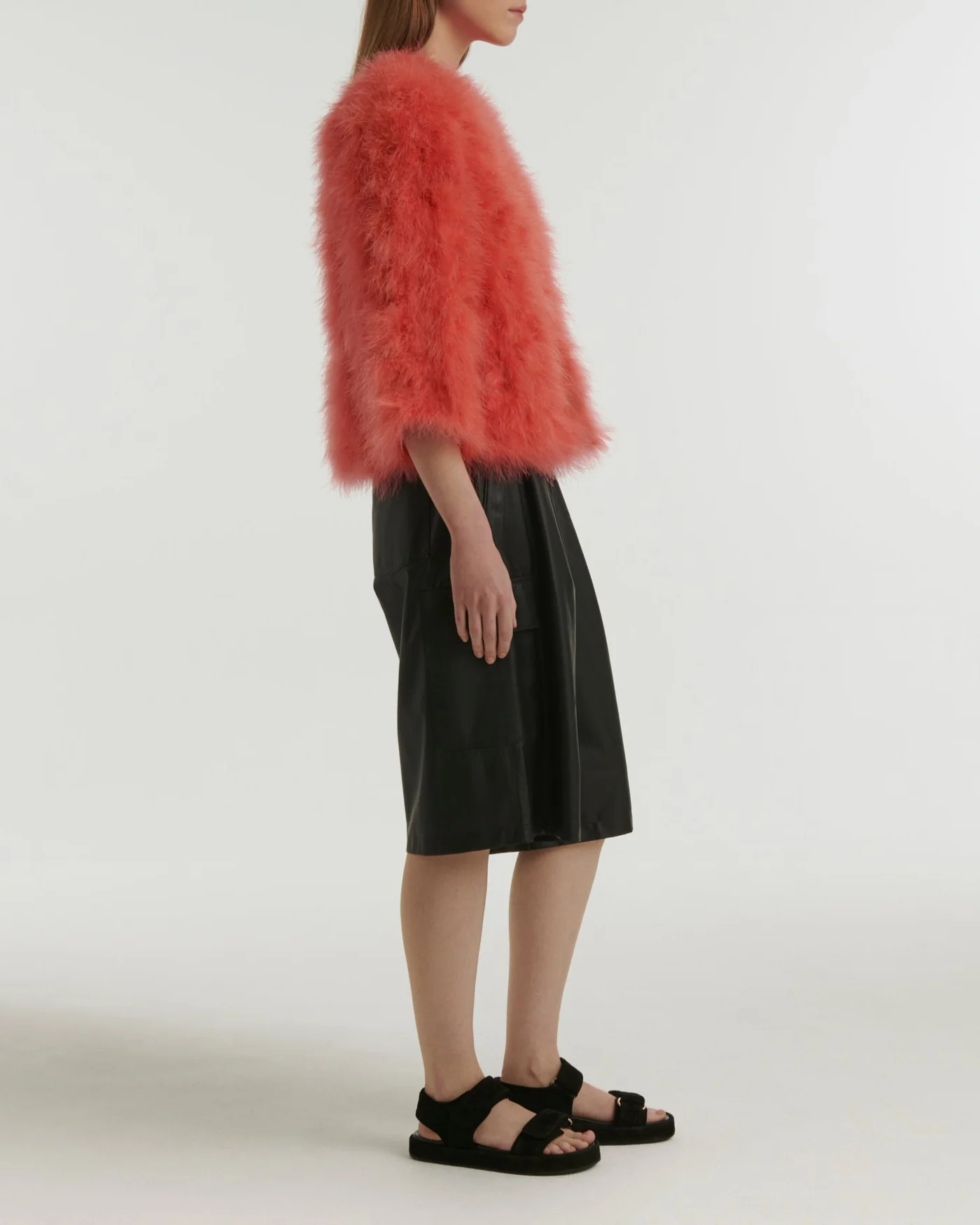 Veste courte en plumes - Image 3