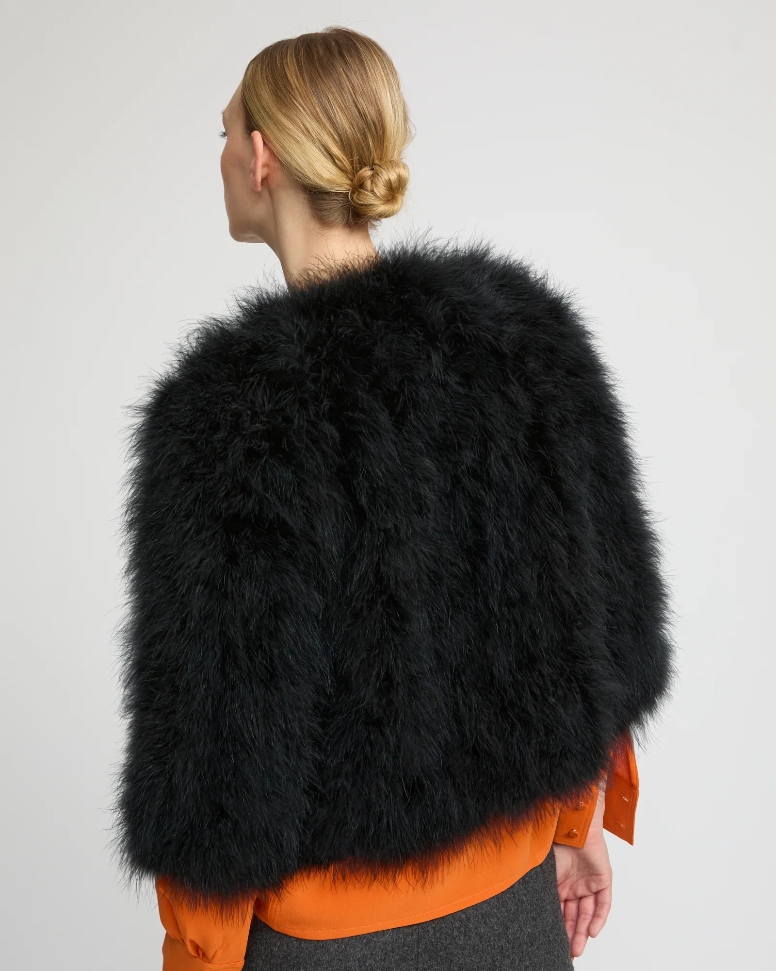 Veste courte en plumes - Image 3