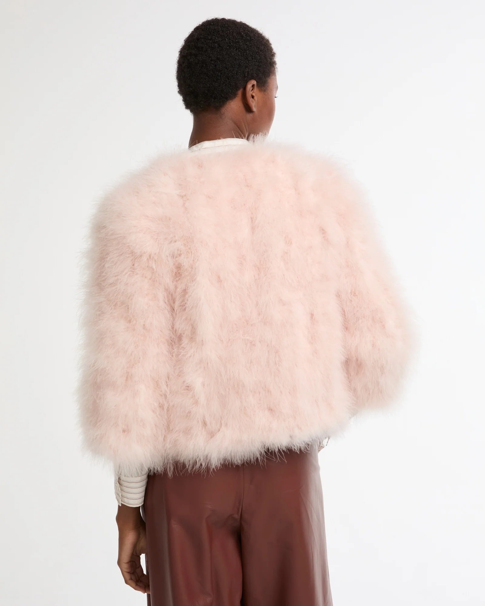 Veste courte en plumes - Image 4