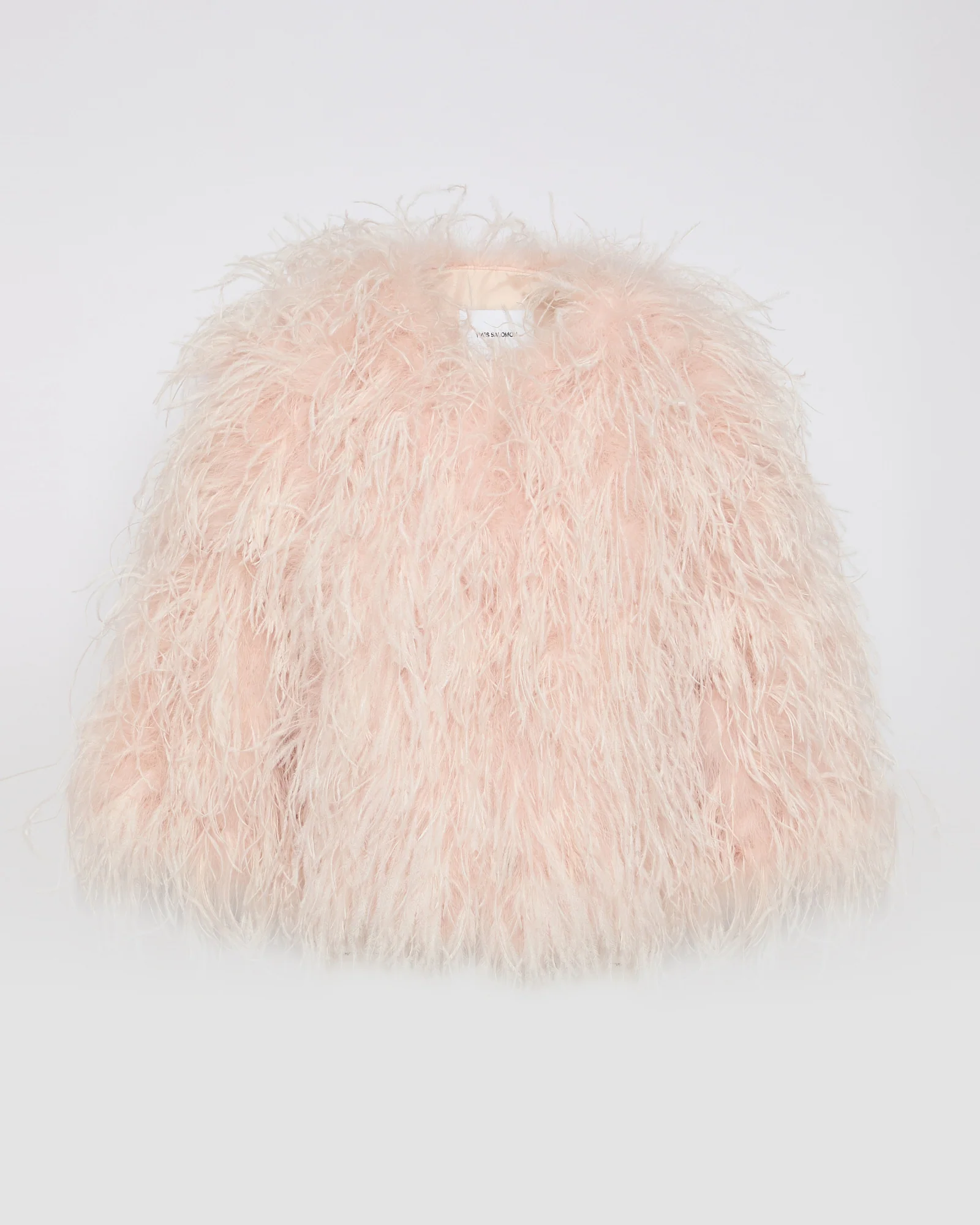 Veste courte en plumes d'autruche - Image 6
