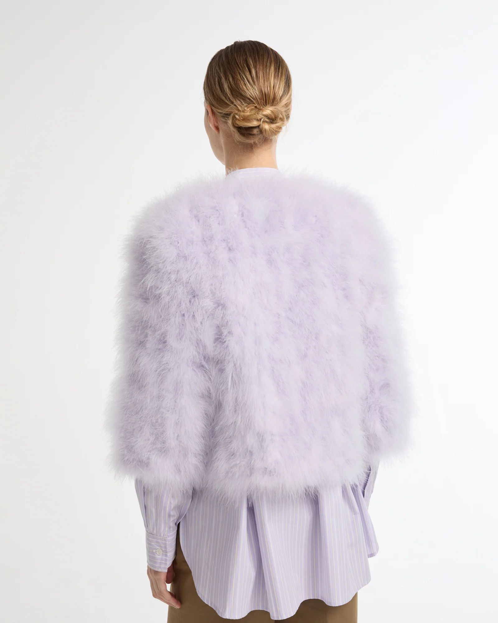 Veste courte en plumes - Image 4