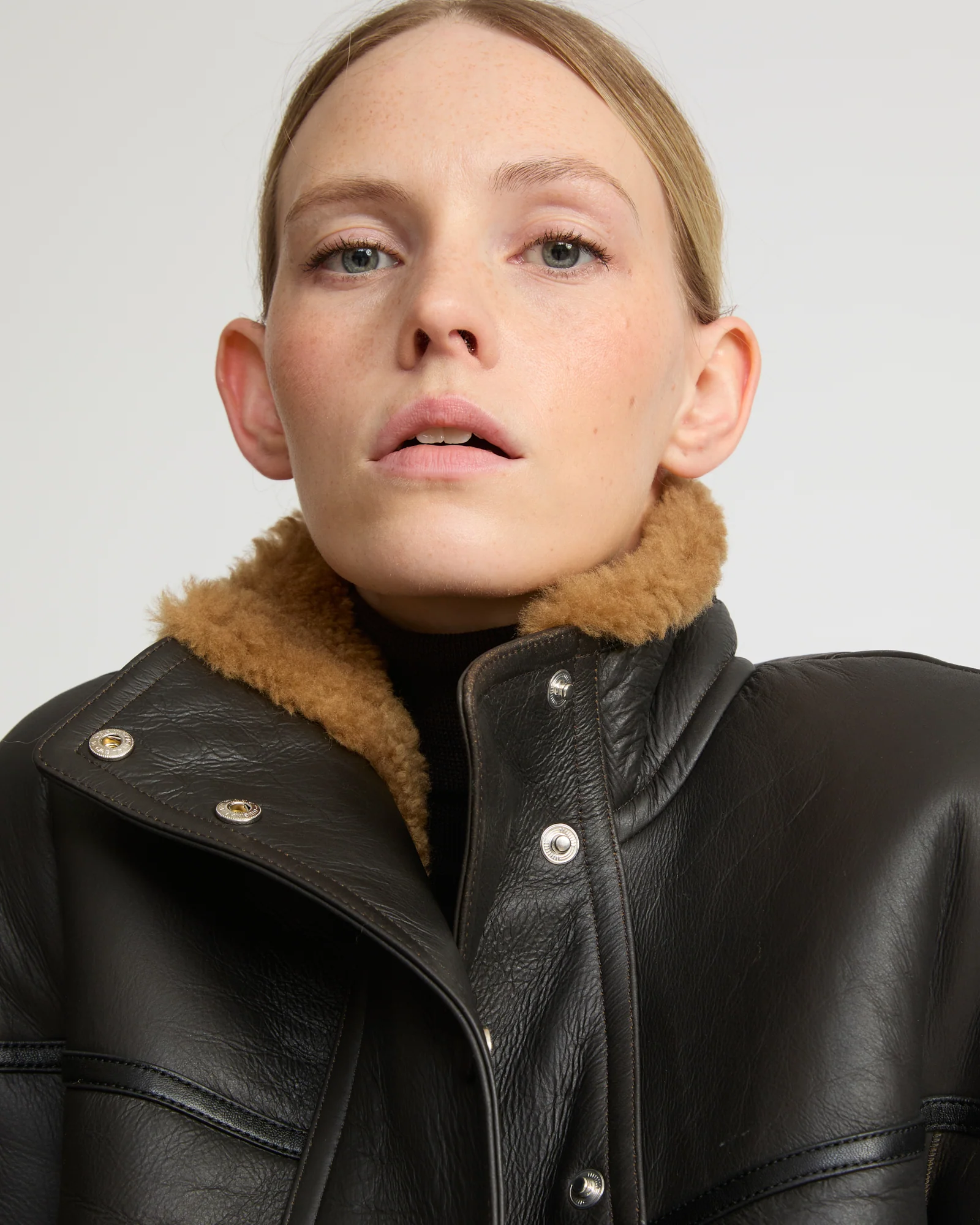 Veste croppée en mérinos gonfio - Image 3