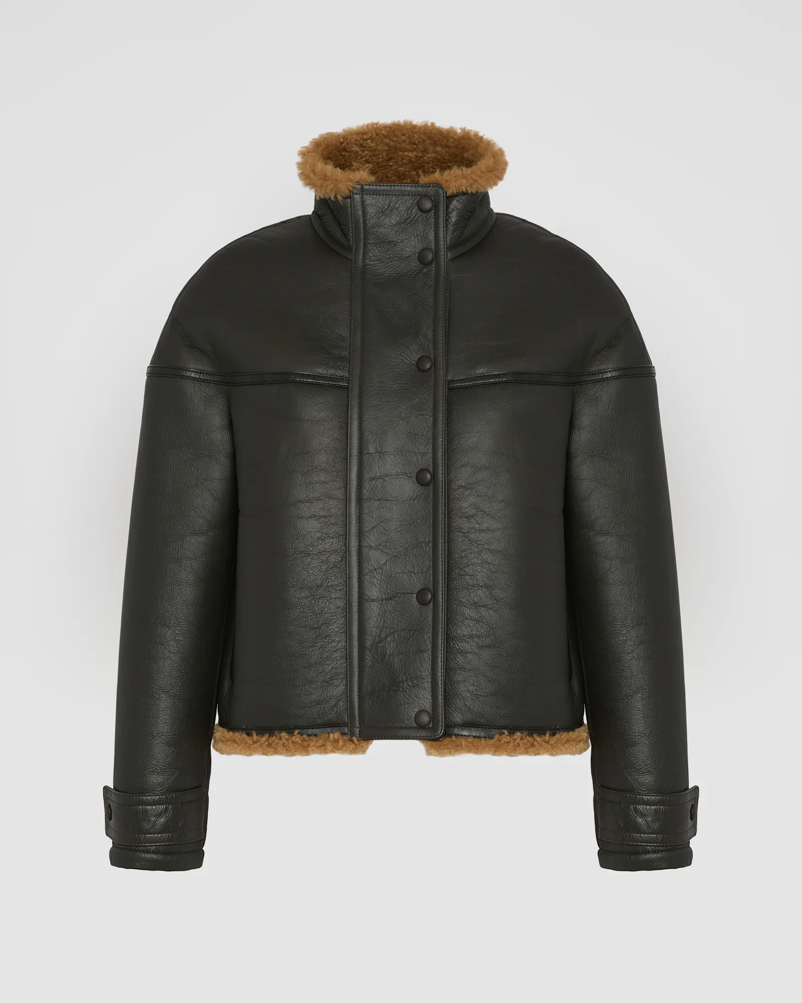 Veste croppée en mérinos gonfio - Image 6