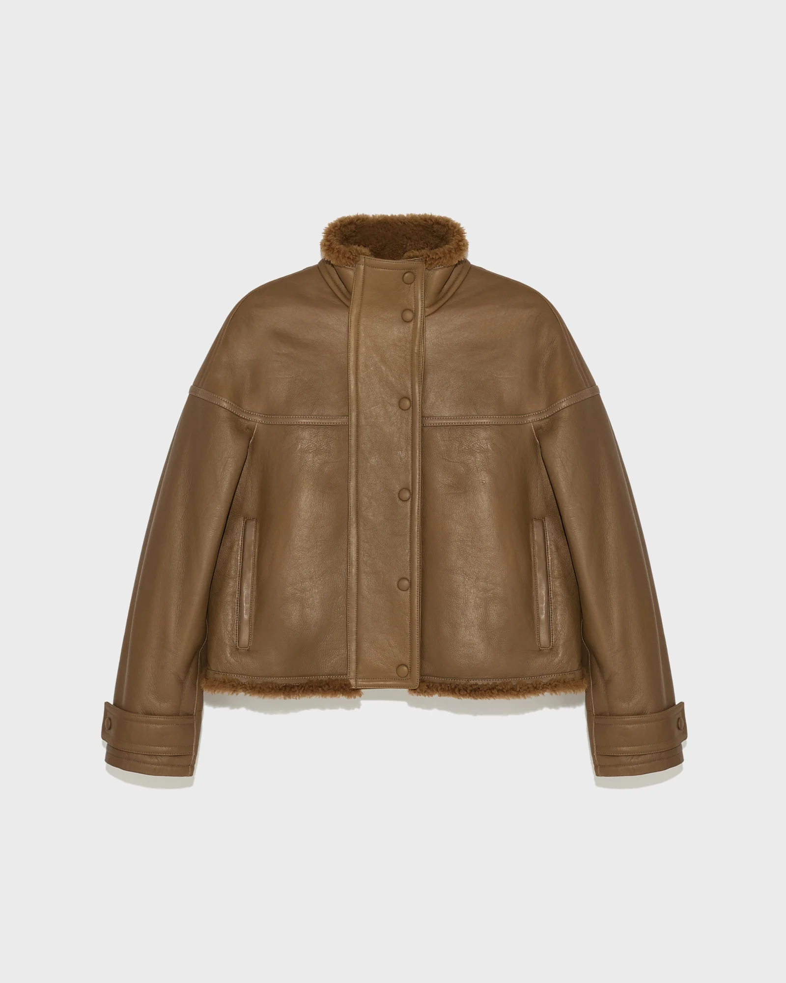 Veste croppée en mérinos gonfio - Image 7