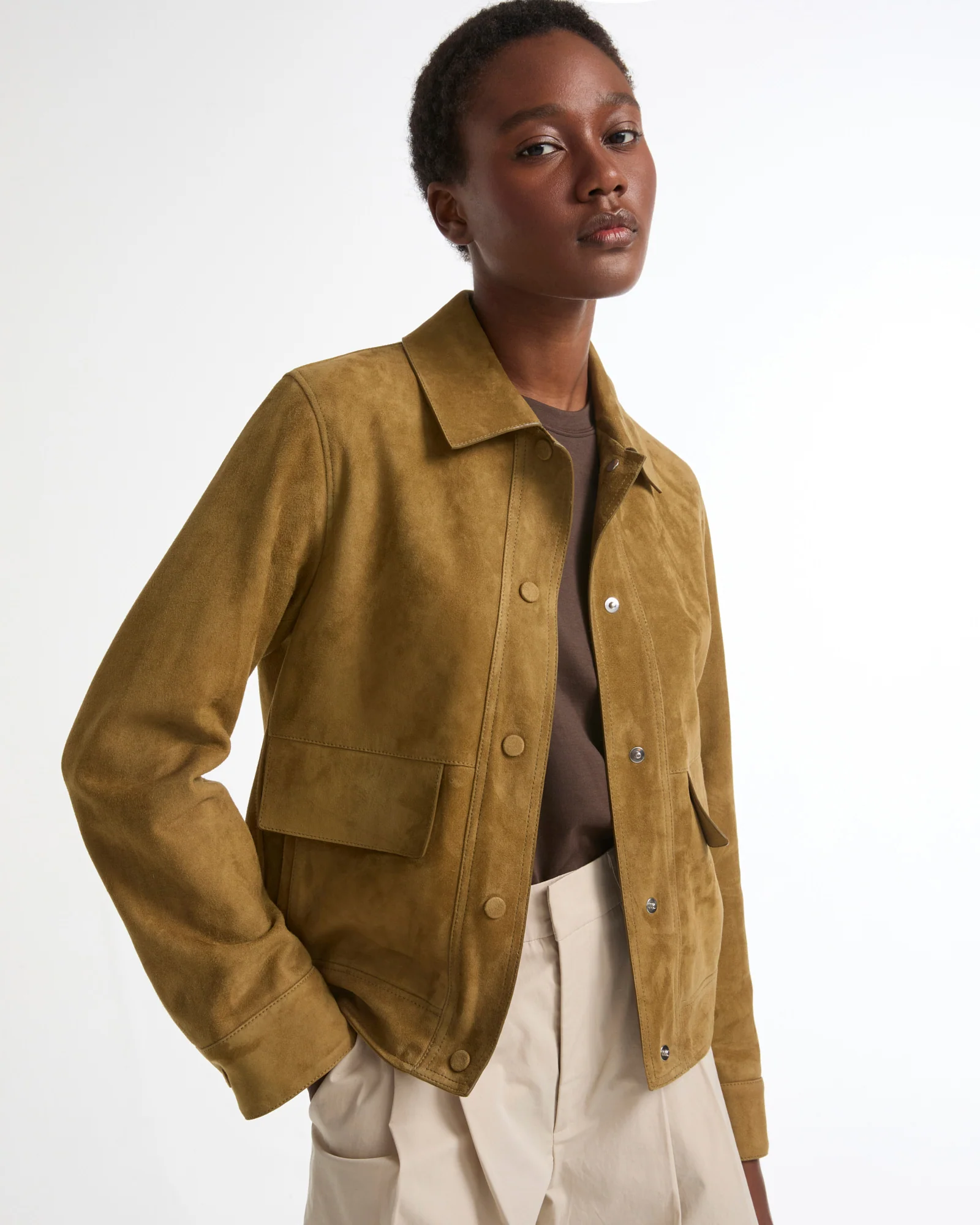 Veste en agneau double face - Image 3