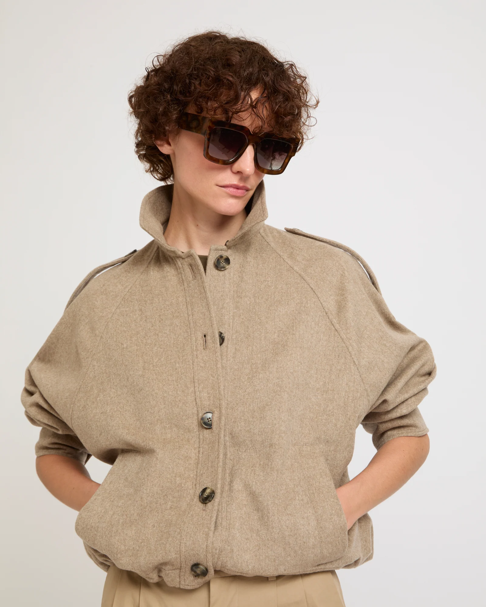 Veste en cachemire en tissu Loro Piana