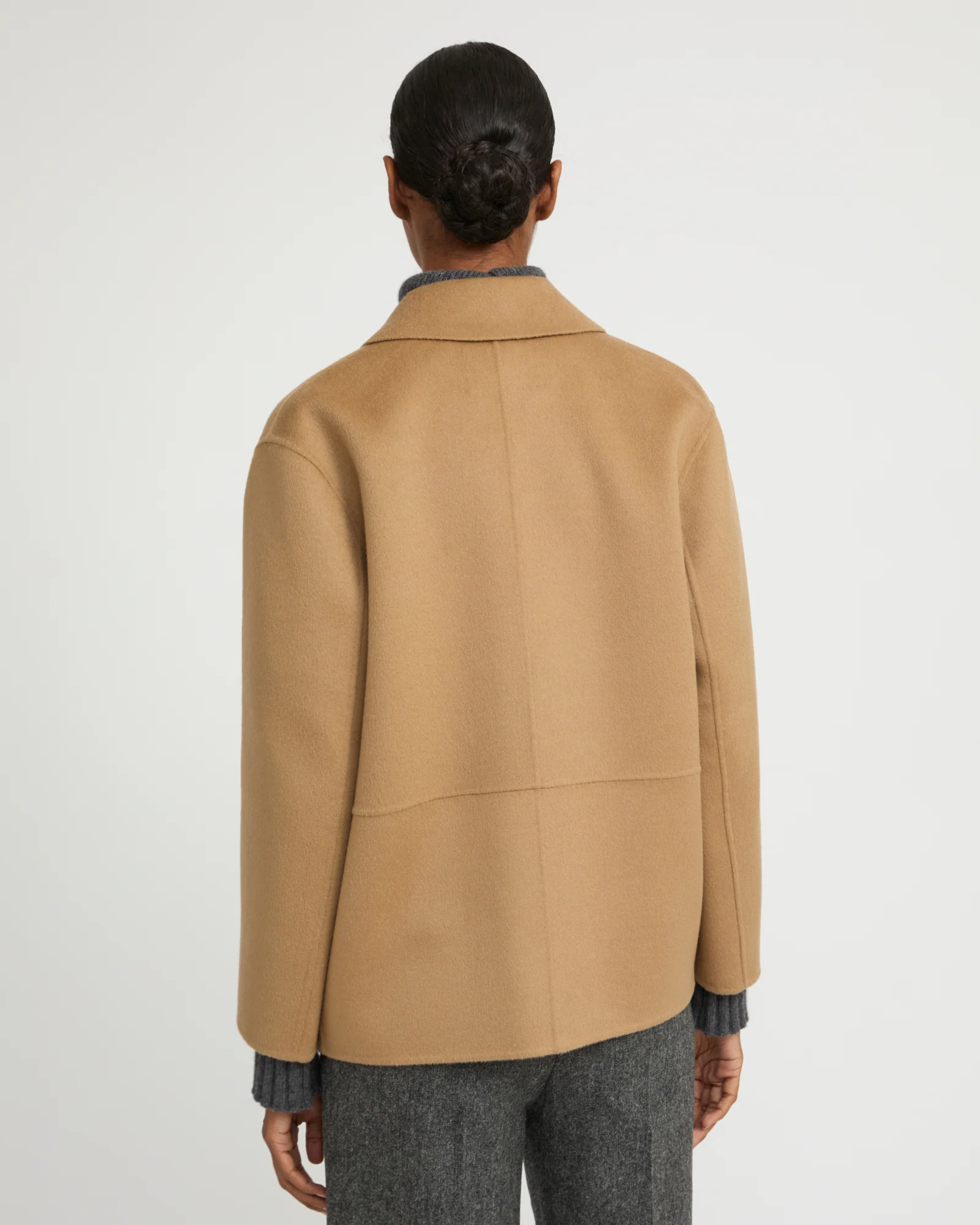 Veste en lainage cachemire double face - Image 5