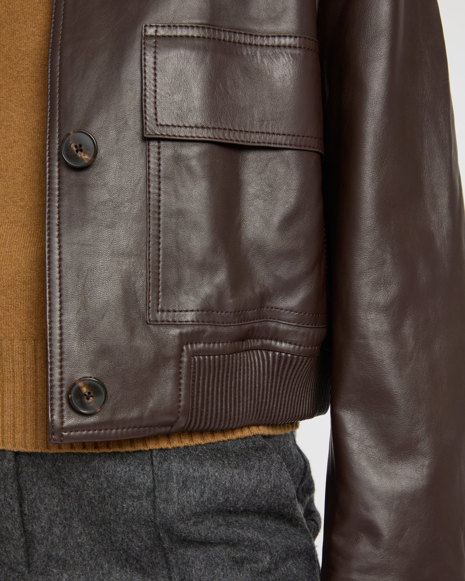 Veste en cuir d'agneau - Image 3