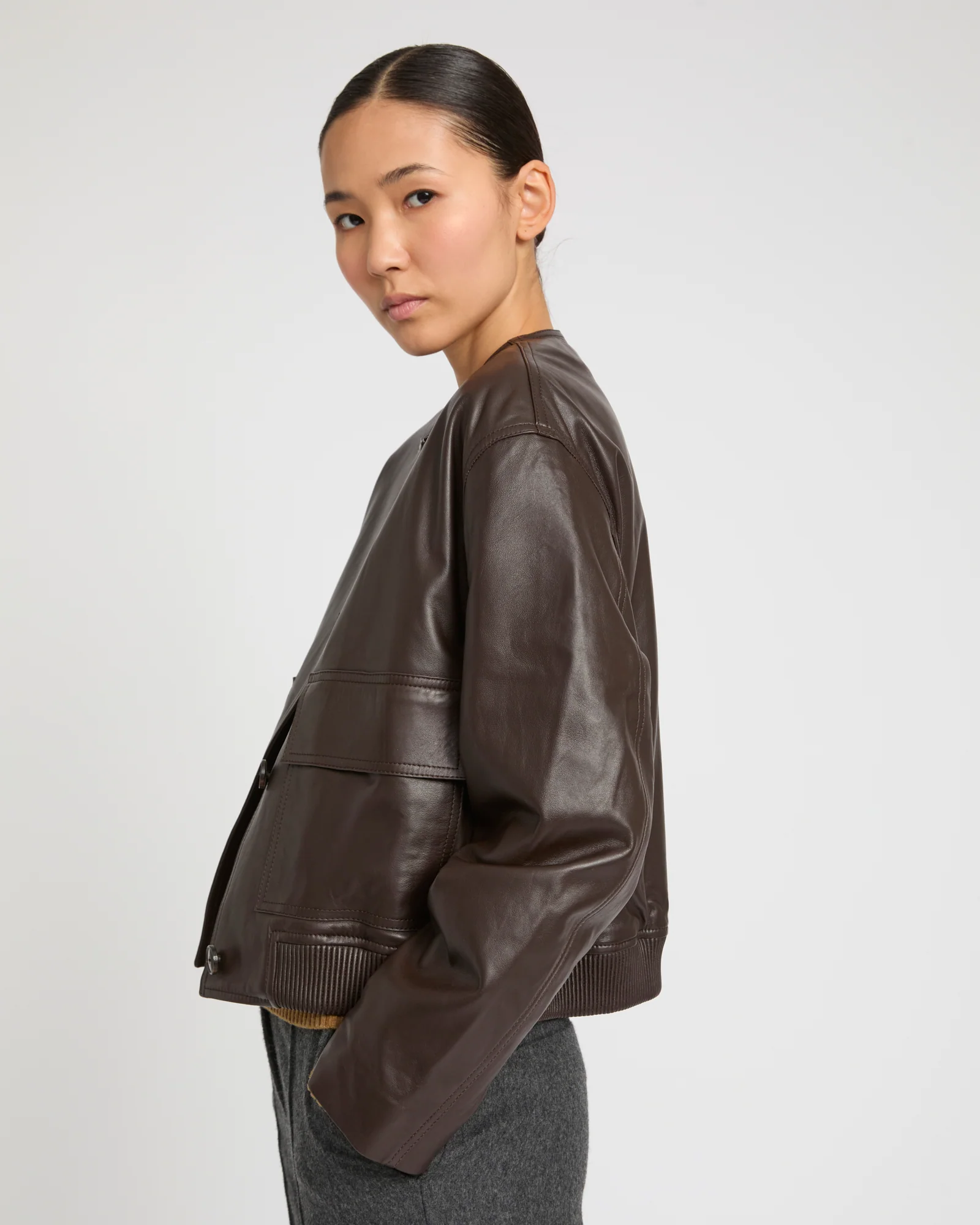 Veste en cuir d'agneau - Image 4