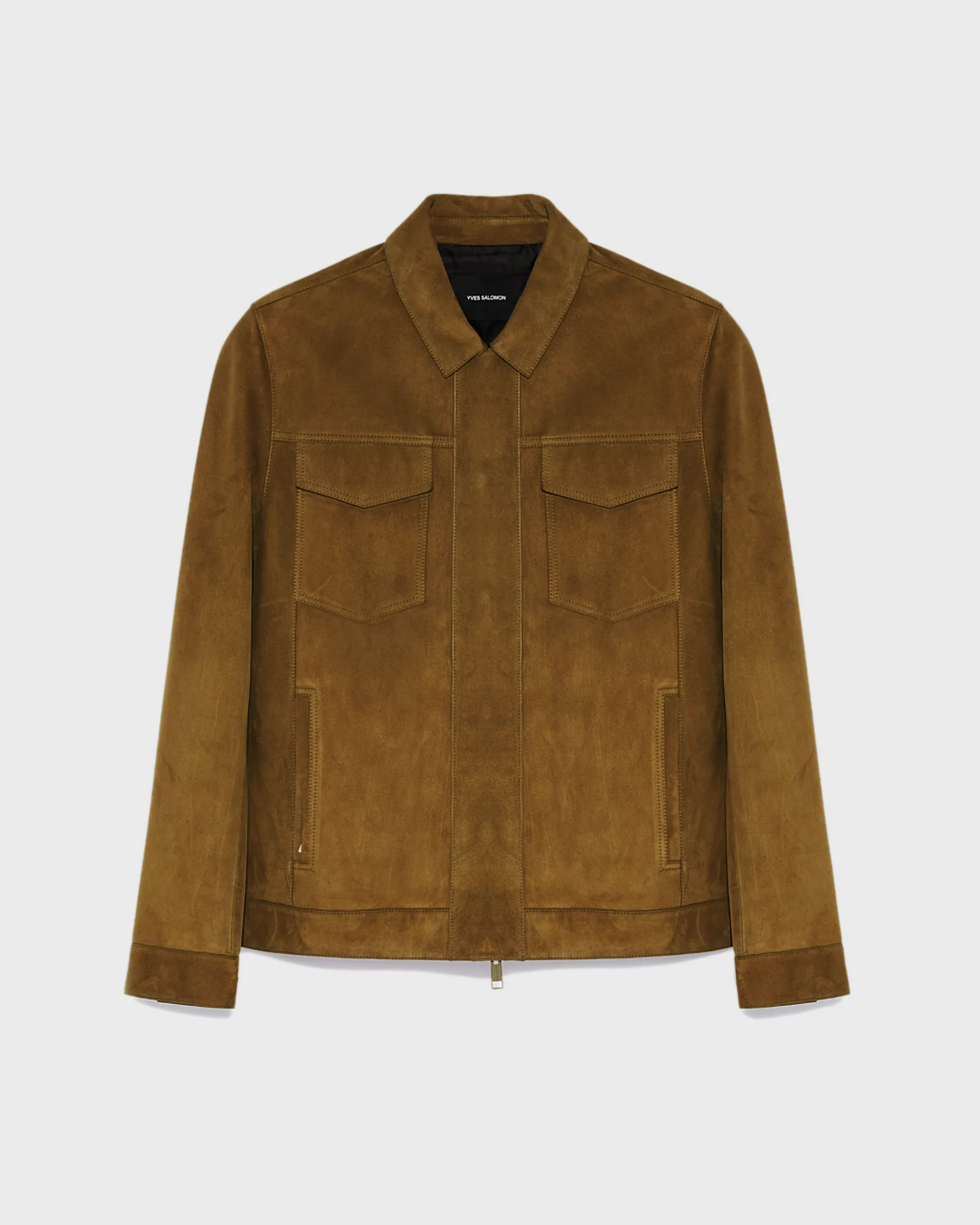 Veste en cuir velours double face envers nappa - Image 5