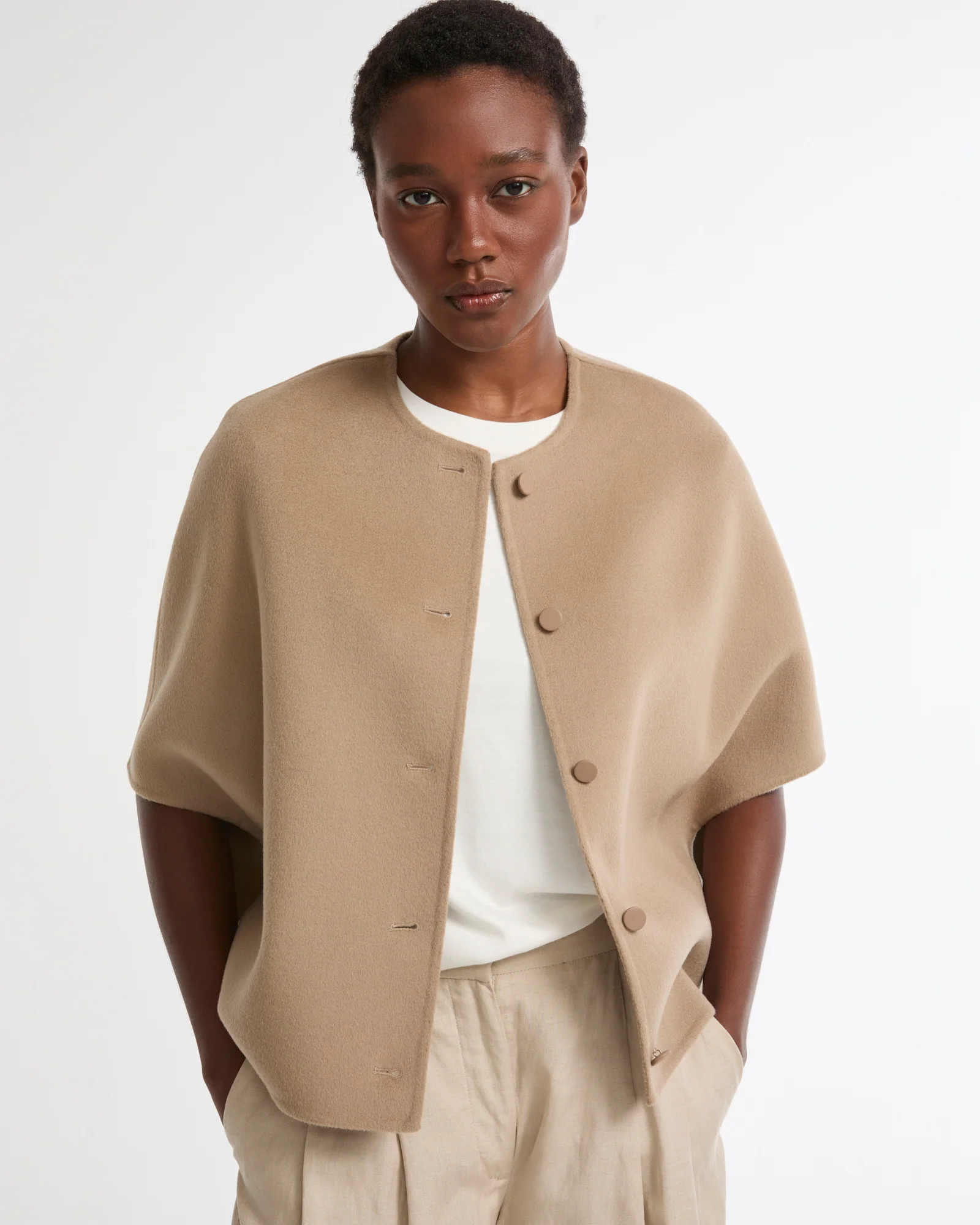 Veste en lainage cachemire double face - Image 2