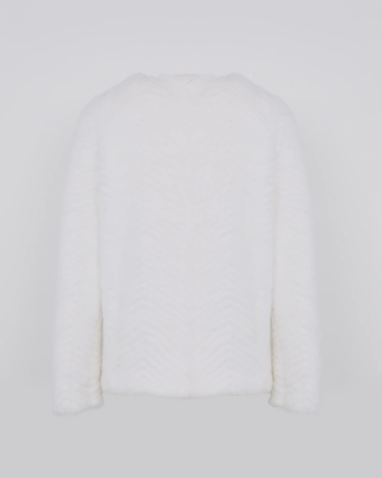 Veste en maille mérinos et fourrure de vison - Image 6