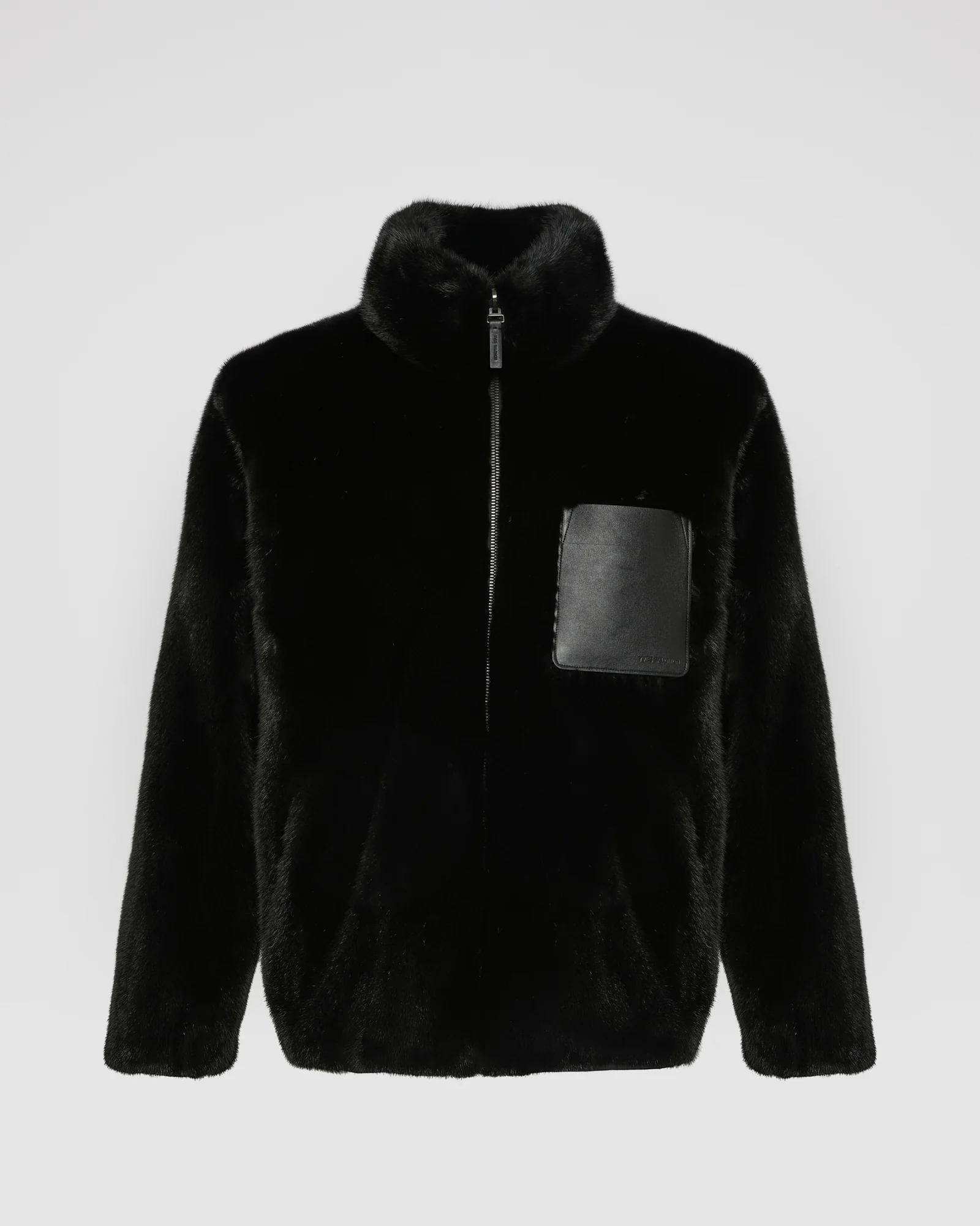 Veste fleece en fourrure de vison réversible - Image 7
