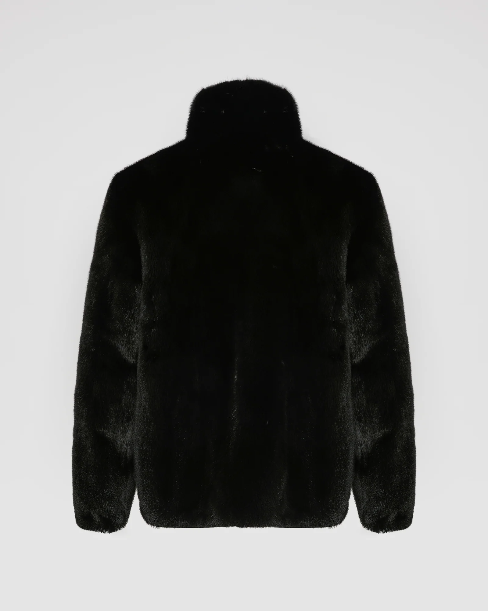 Veste fleece en fourrure de vison réversible - Image 8