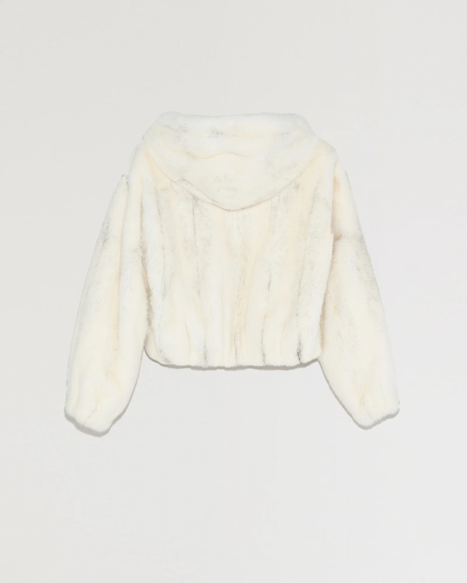 Veste courte à capuche en fourrure fourrure de vison - Image 2