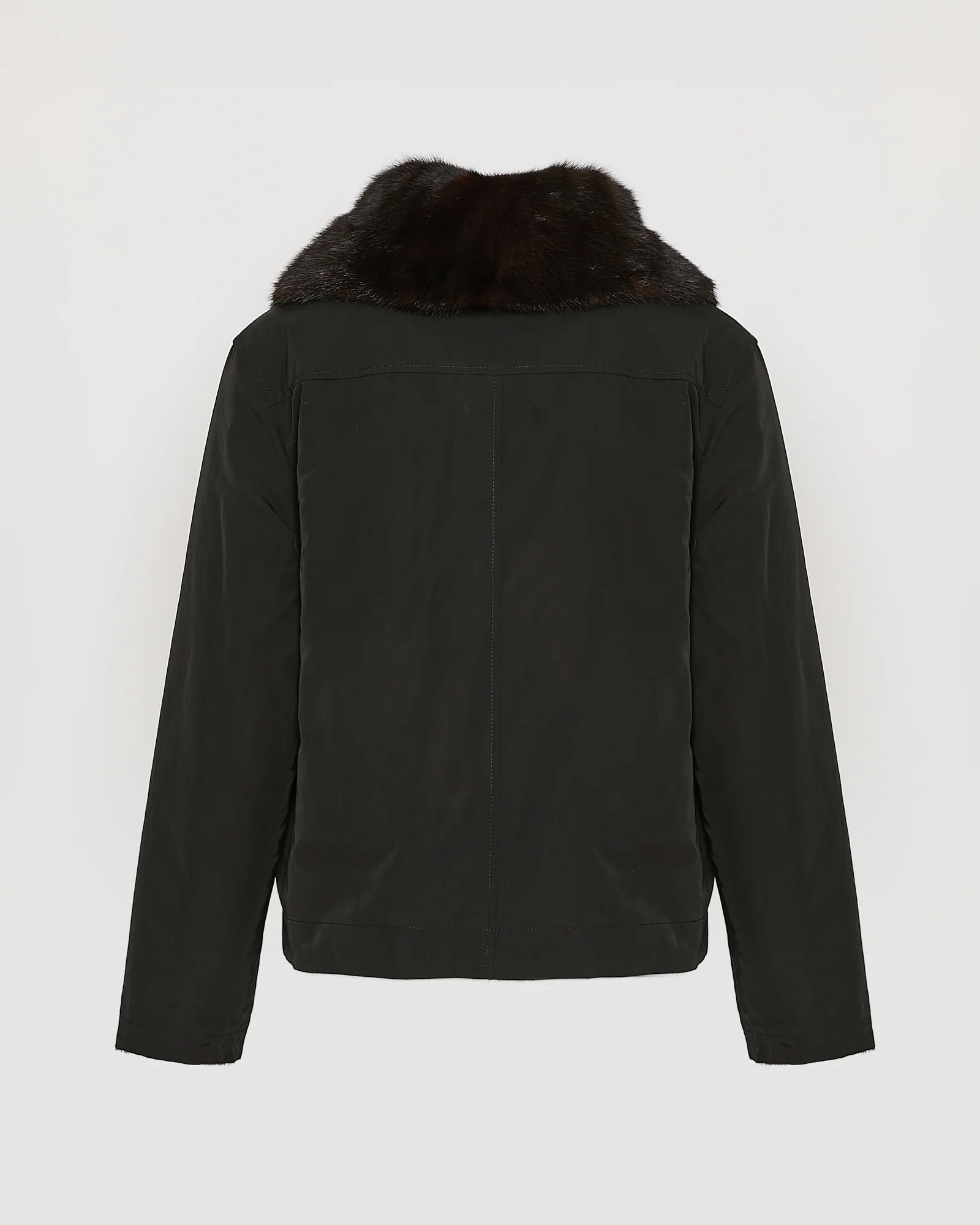Veste réversible en tissu technique et fourrure de vison - Image 7