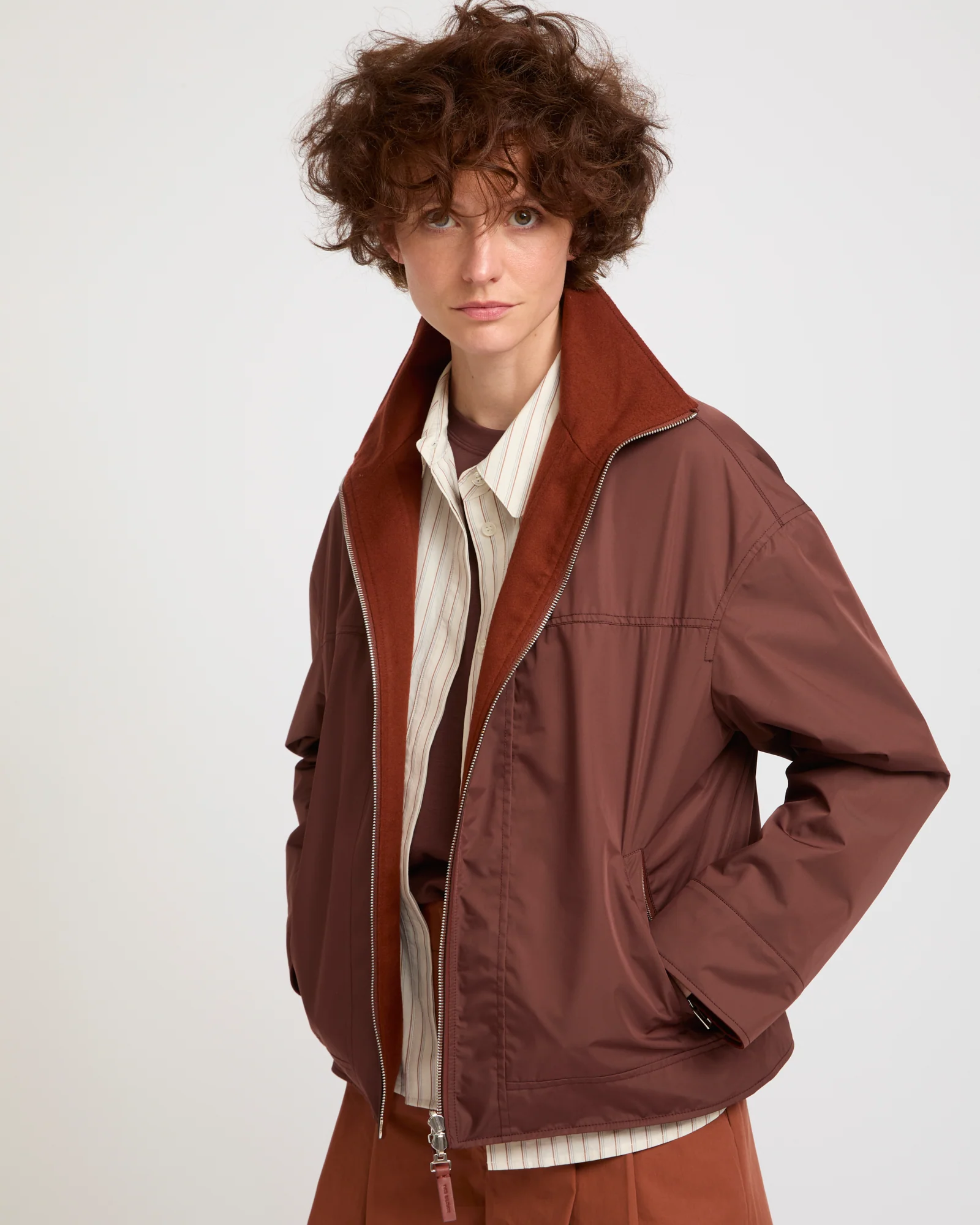 Veste réversible en tissu Loro Piana - Image 3
