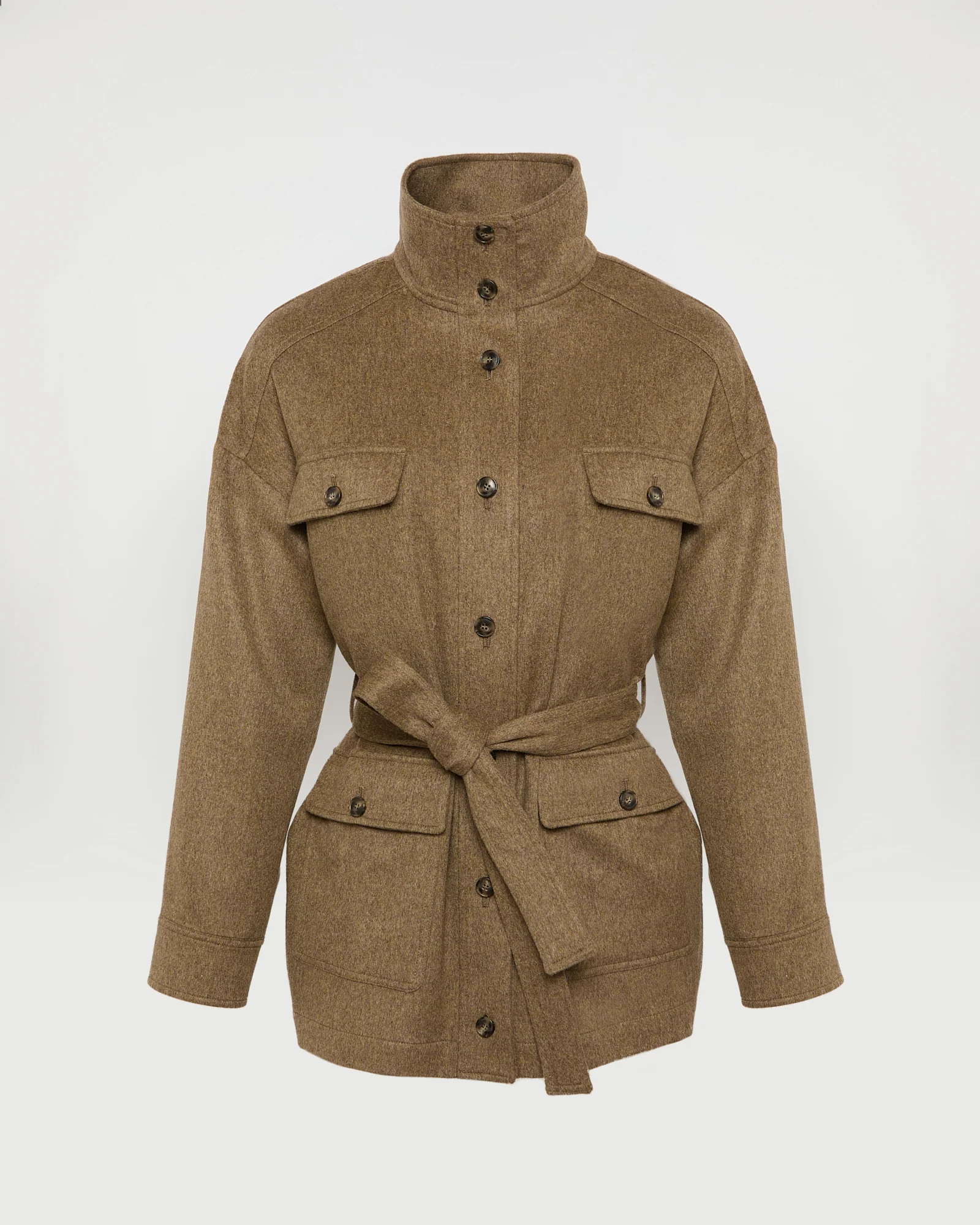 Veste saharienne en cachemire en tissu Loro Piana - Image 4