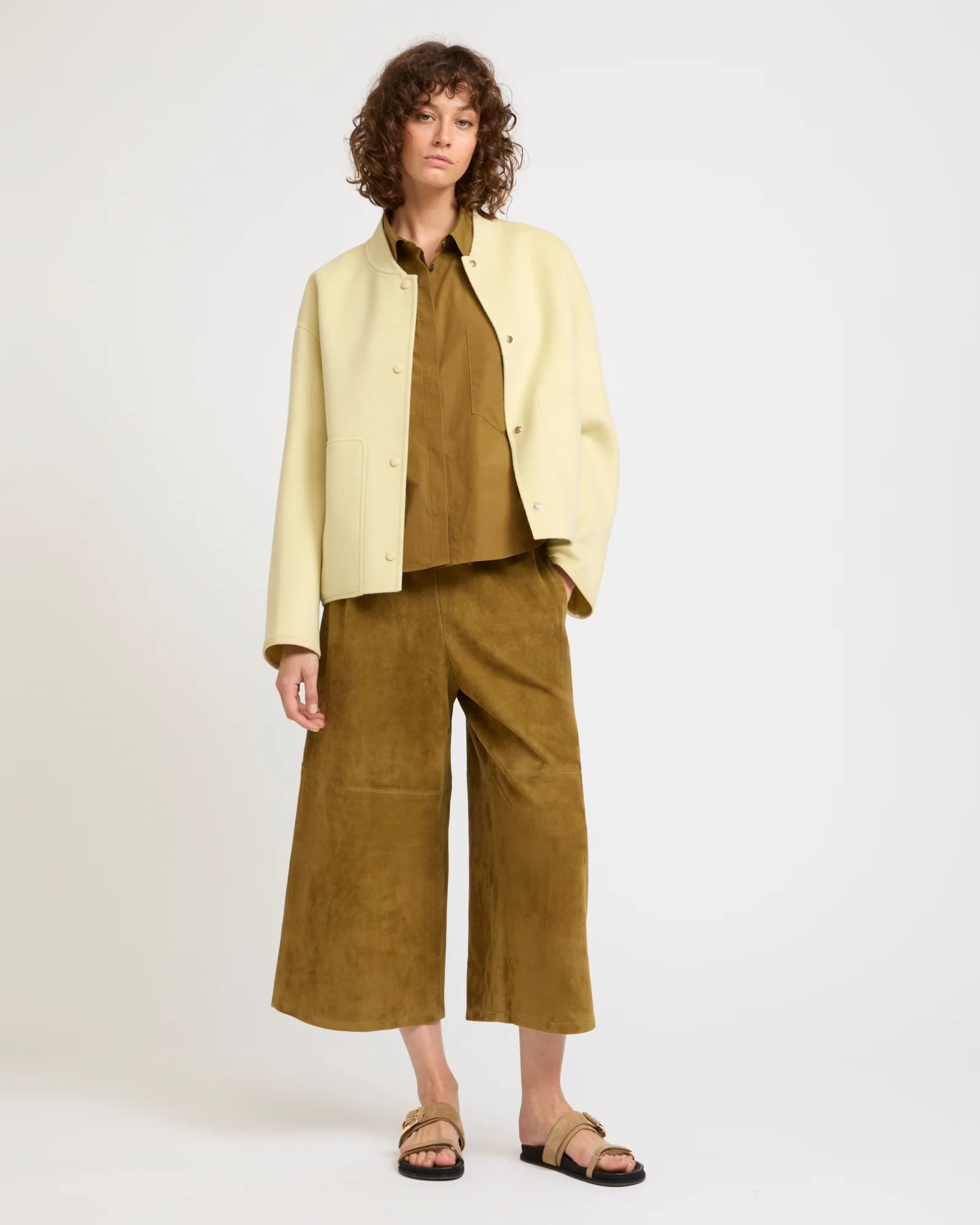 Veste teddy en lainage cachemire double face - Image 2